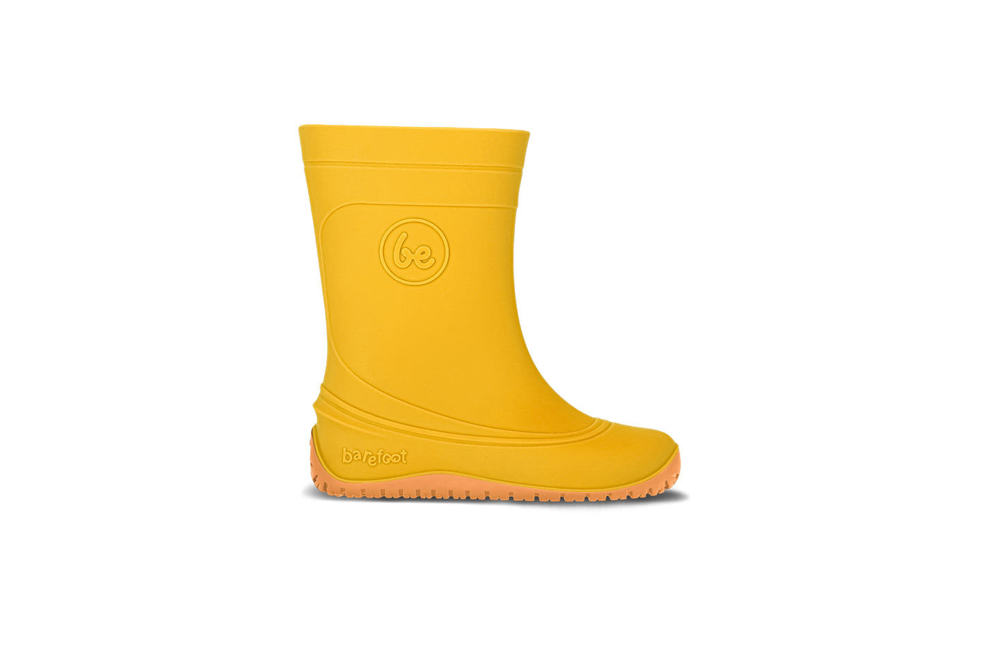 Kids Barefoot Rain Bootss Be Lenka Pudds - Yellow