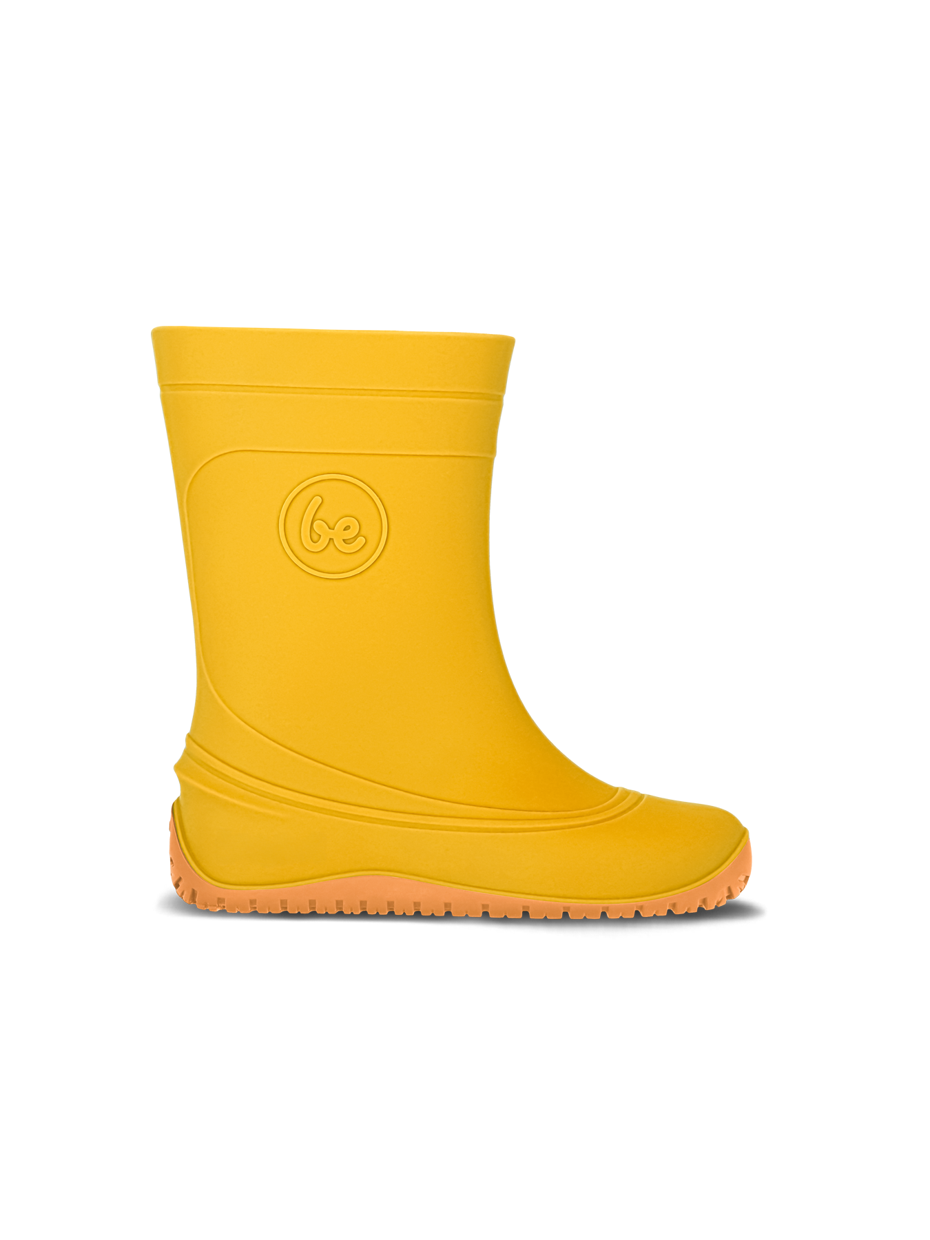 Kids Barefoot Rain Bootss Be Lenka Pudds - Yellow