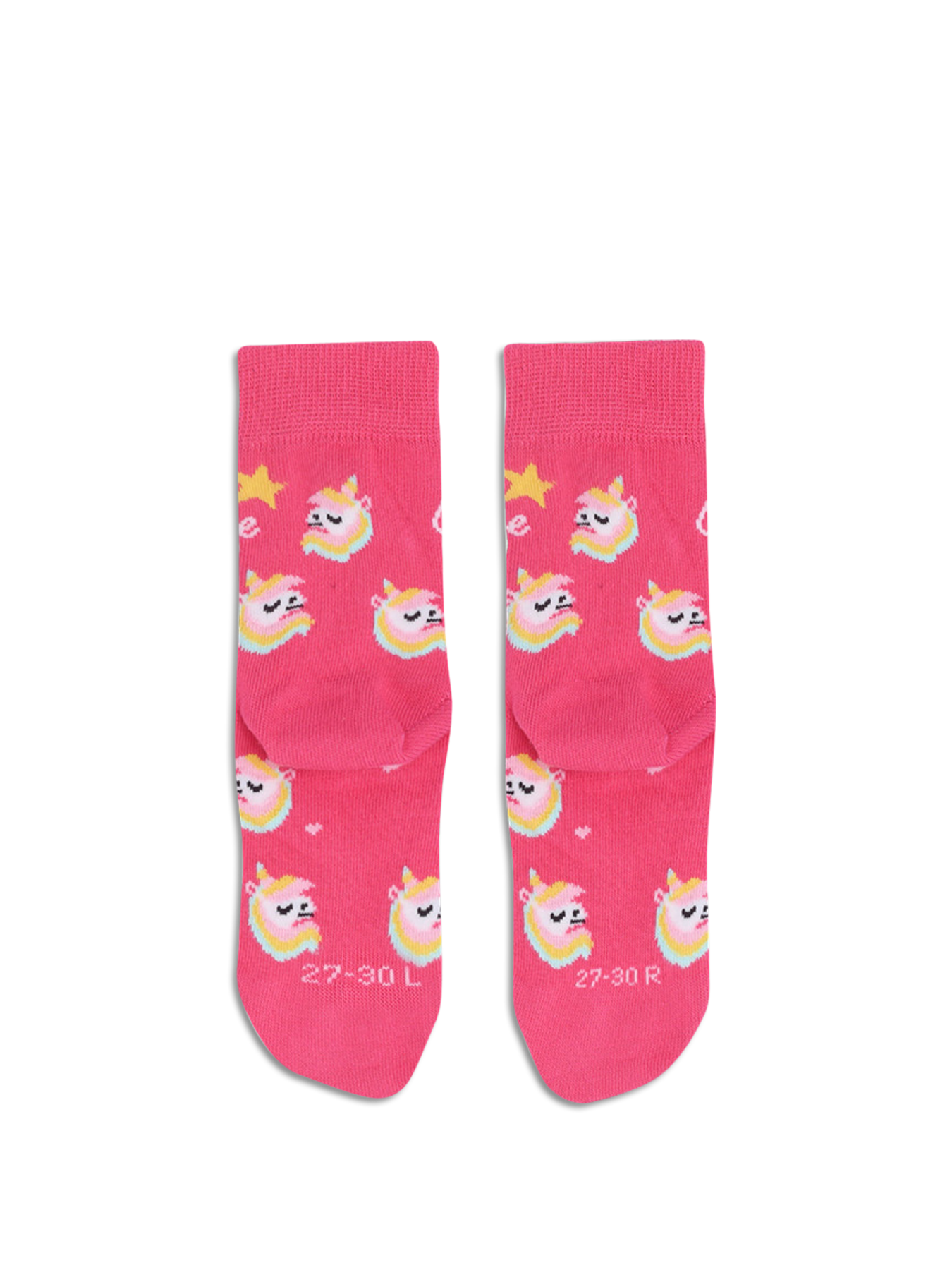 Kids barefoot Socks Be Lenka Kids - Crew - Unicorn - BubleGum Pink