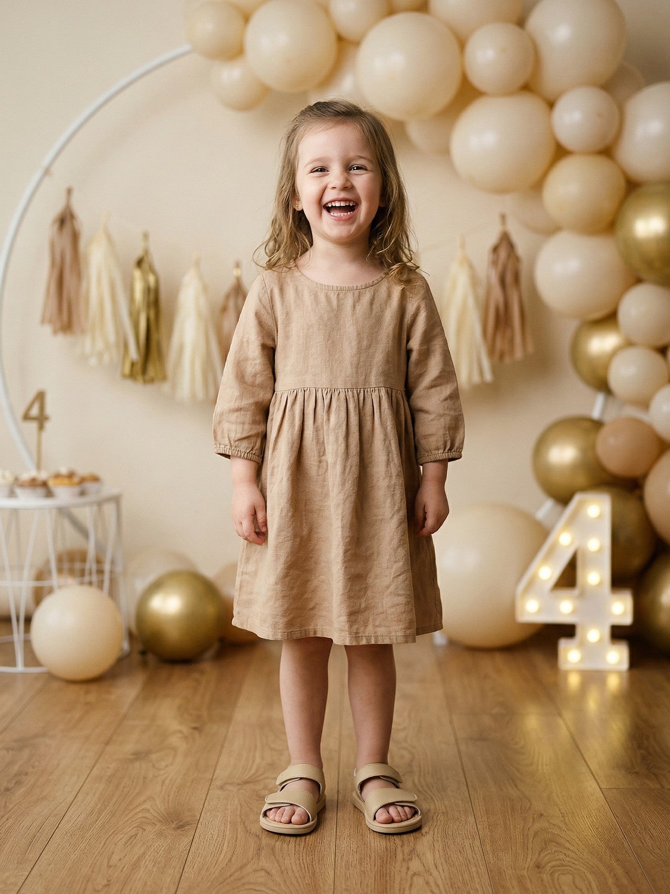 Kids barefoot sandals Be Lenka Miami Kids - Light Brown