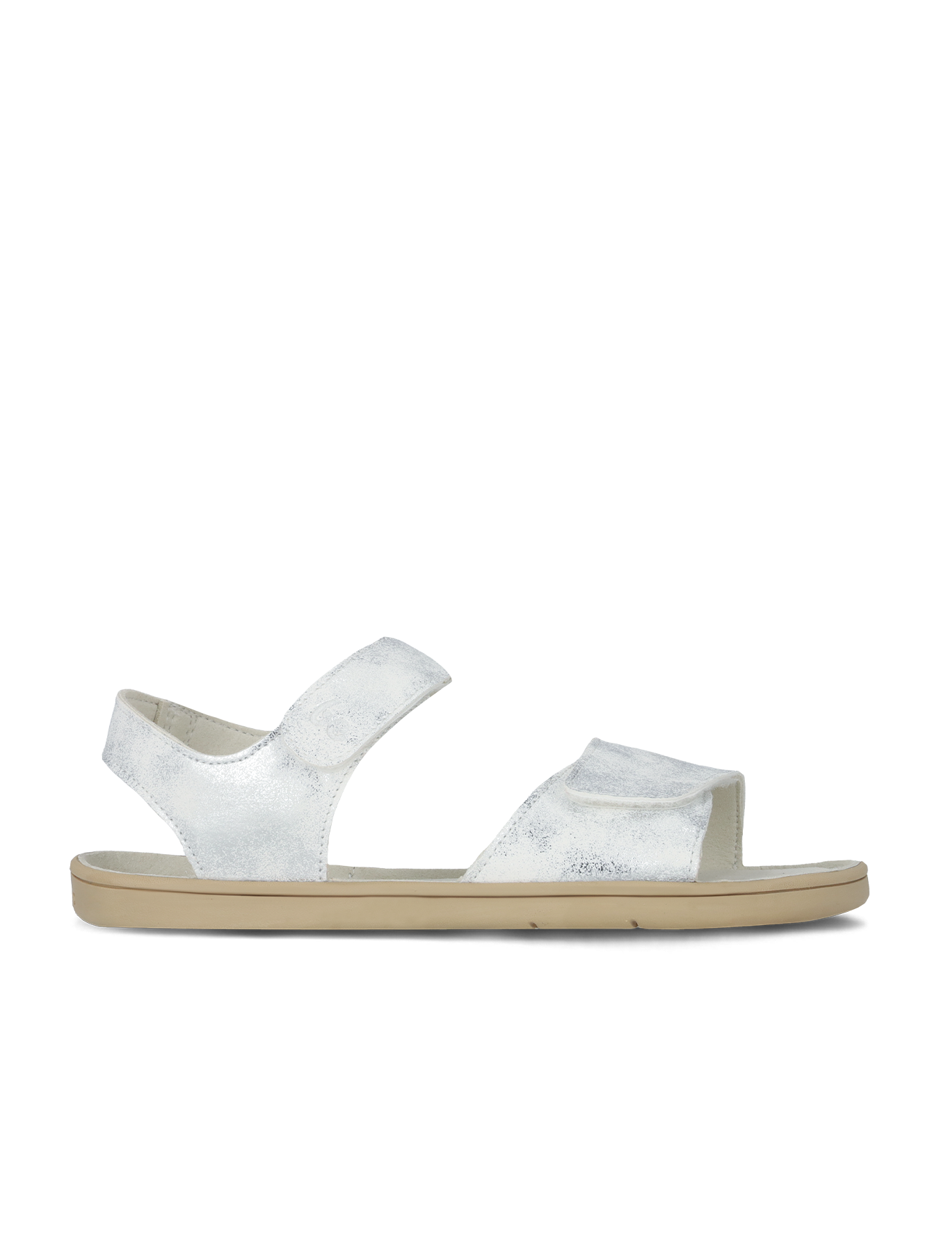 Kids' barefoot sandals Be Lenka Miami Junior - Off-White Sparkle