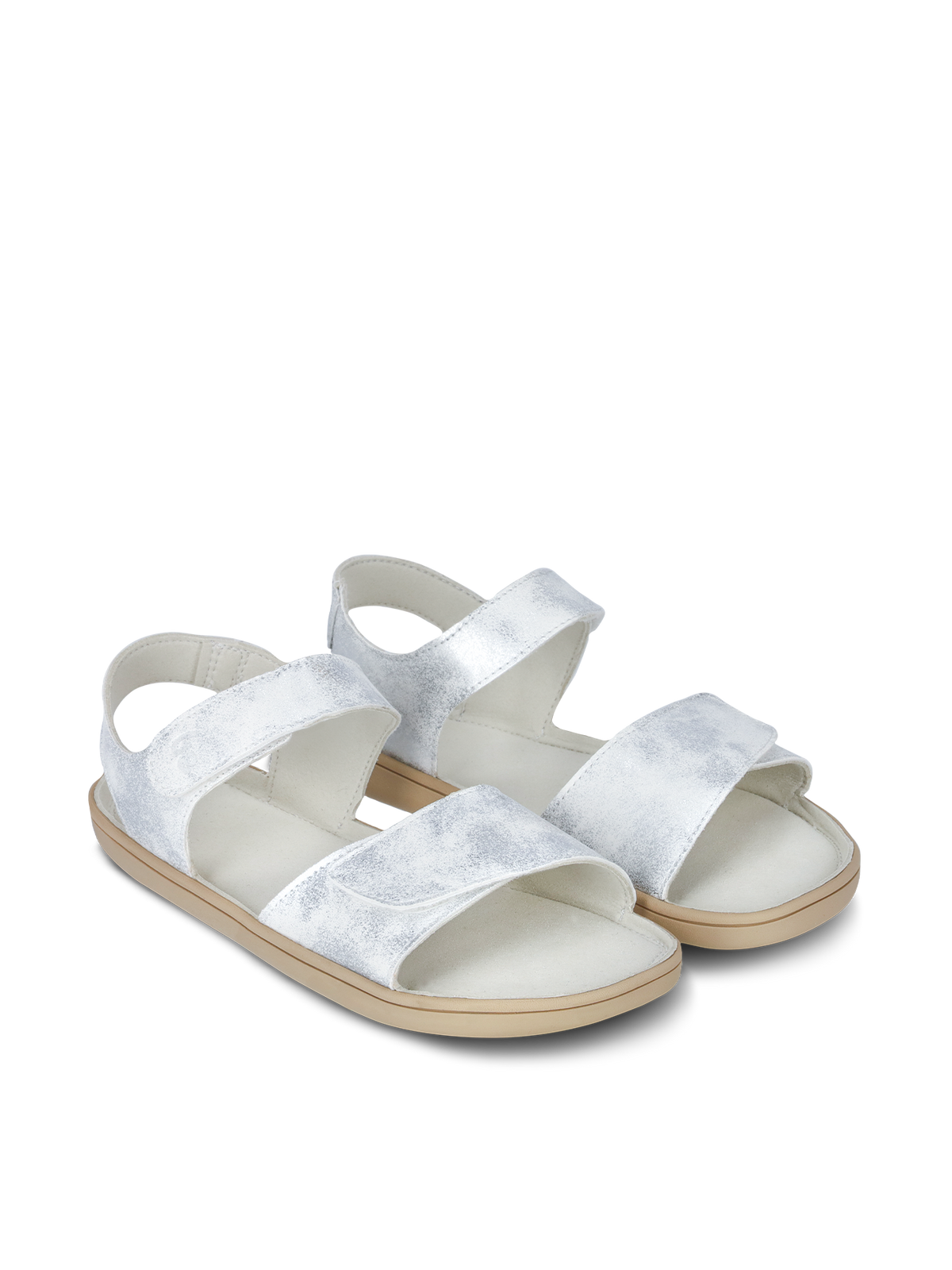 Kids barefoot sandals Be Lenka Miami Kids - Off - White Sparkle