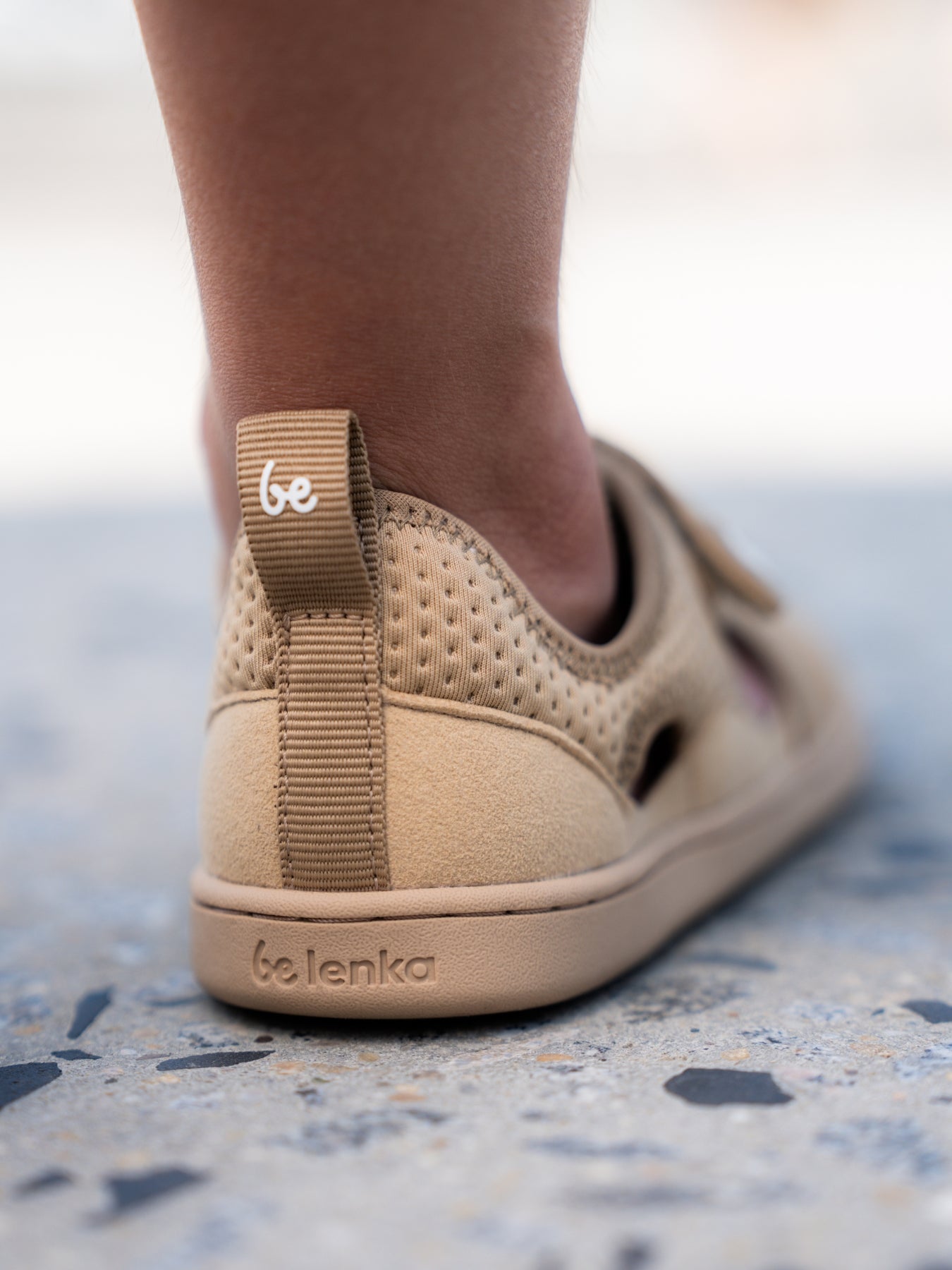 Kinder-Barfußsandalen Zest Kids - Beige