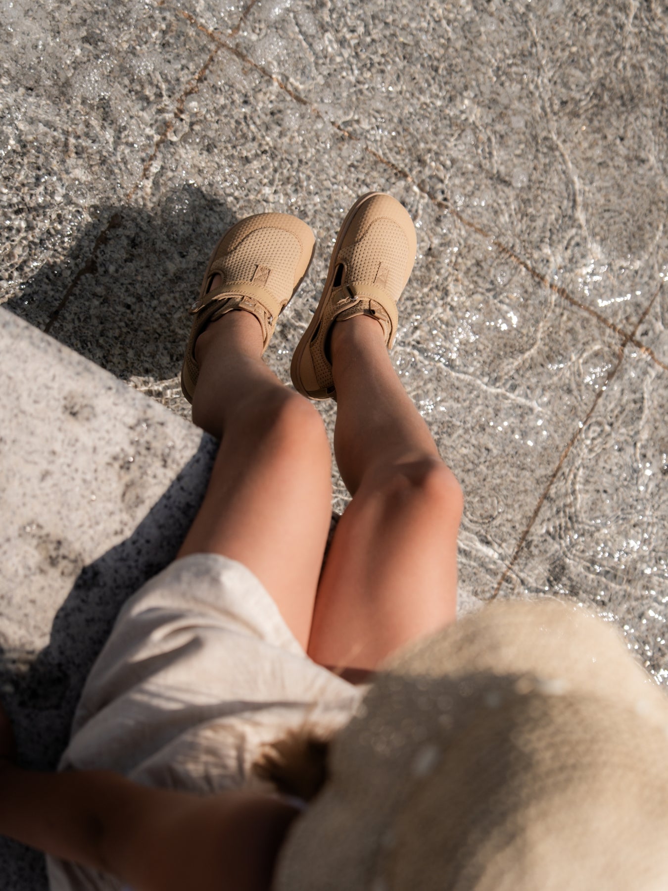 Sandales pieds nus pour enfants Zest Kids - Beige