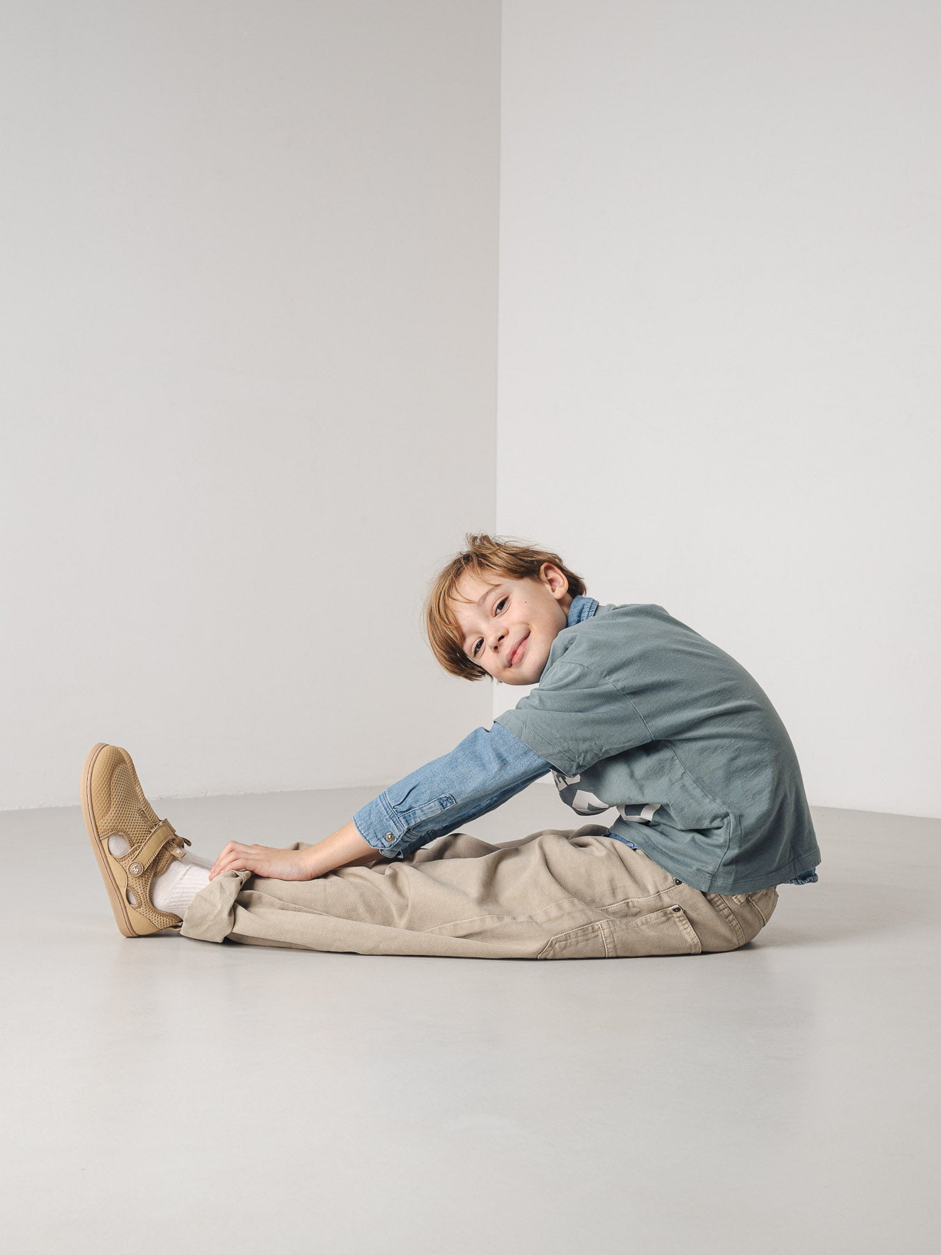 Sandales pieds nus pour enfants Zest Kids - Beige