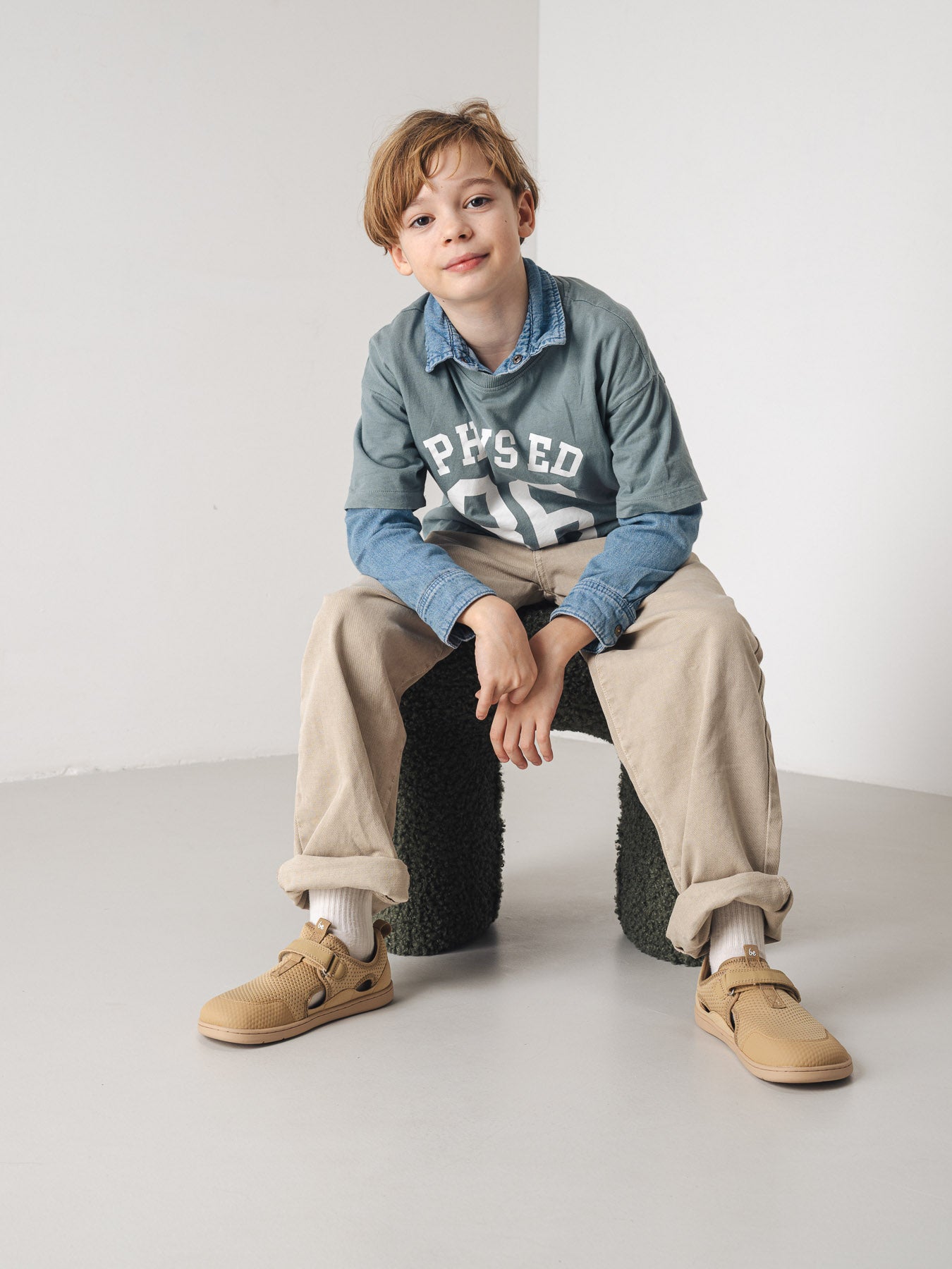 Sandales pieds nus pour enfants Zest Kids - Beige