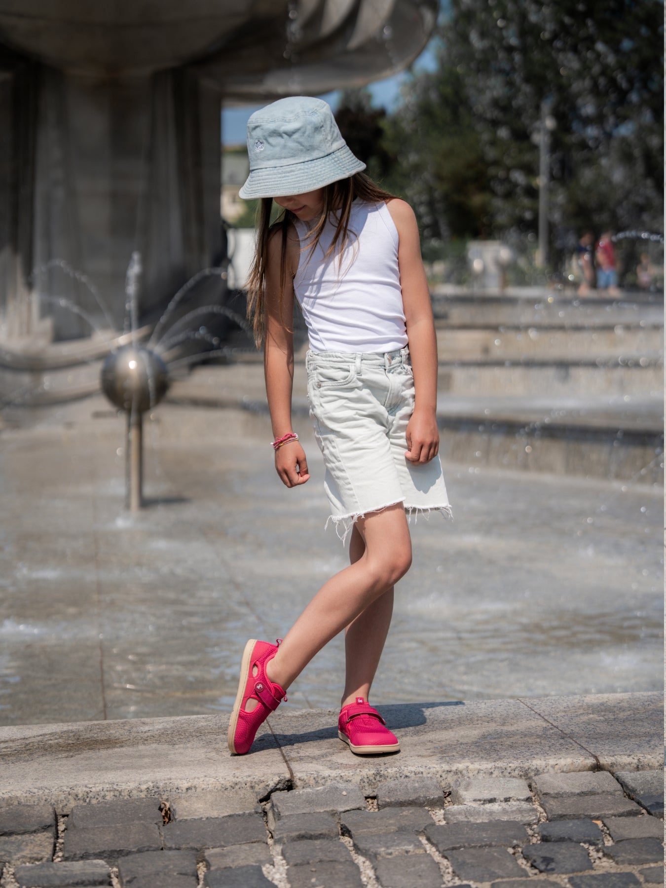 Kinder-Barfußsandalen Zest Kids - Beere