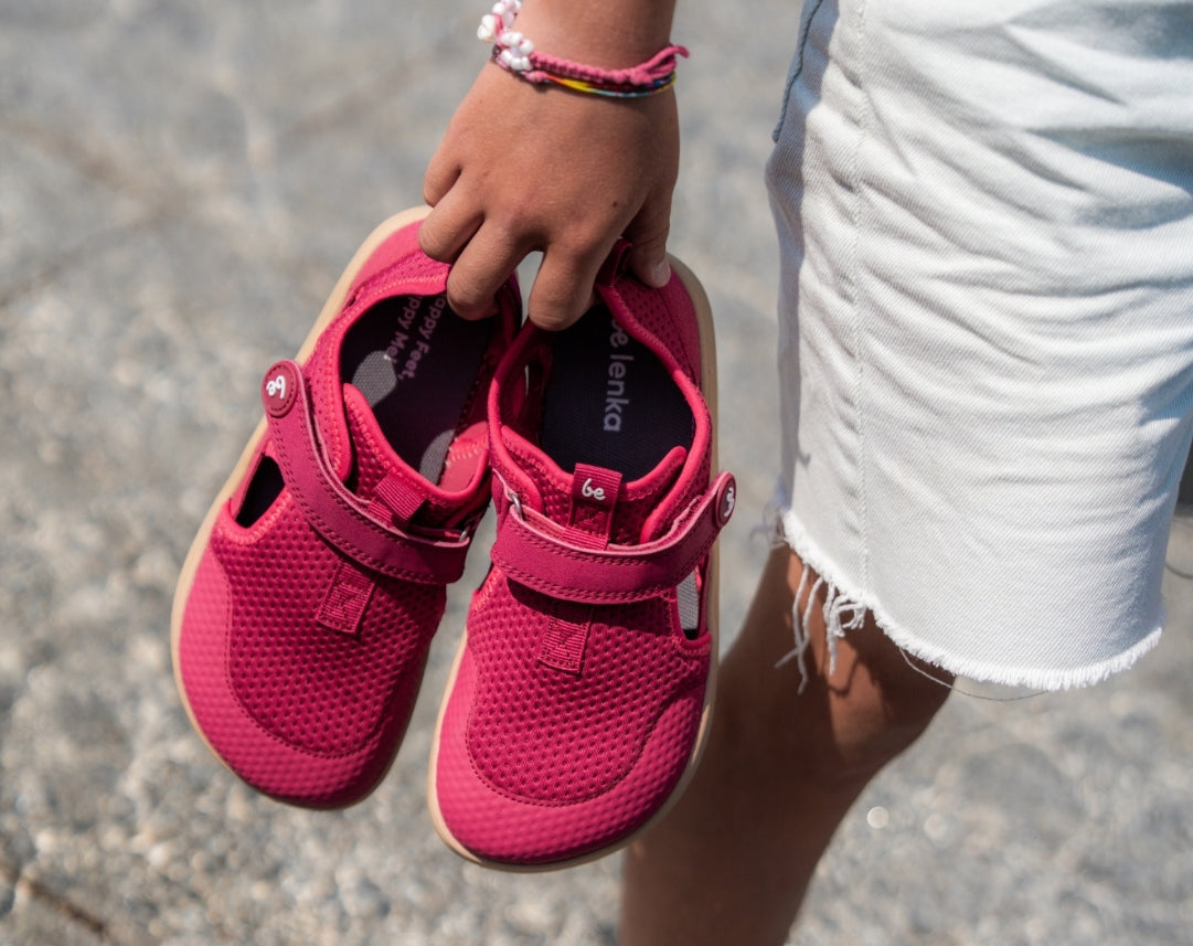 Kinder-Barfußsandalen Zest Kids - Beere