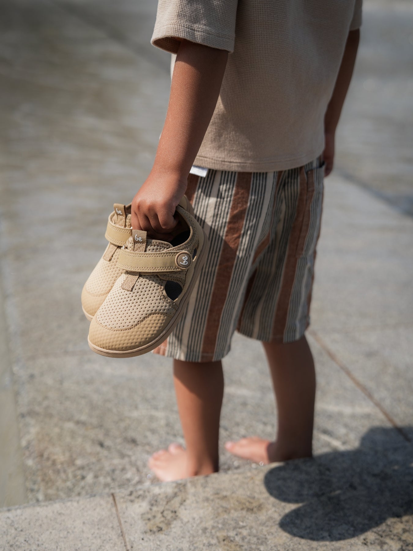 Sandales pieds nus pour enfants Zest Preschool - Beige