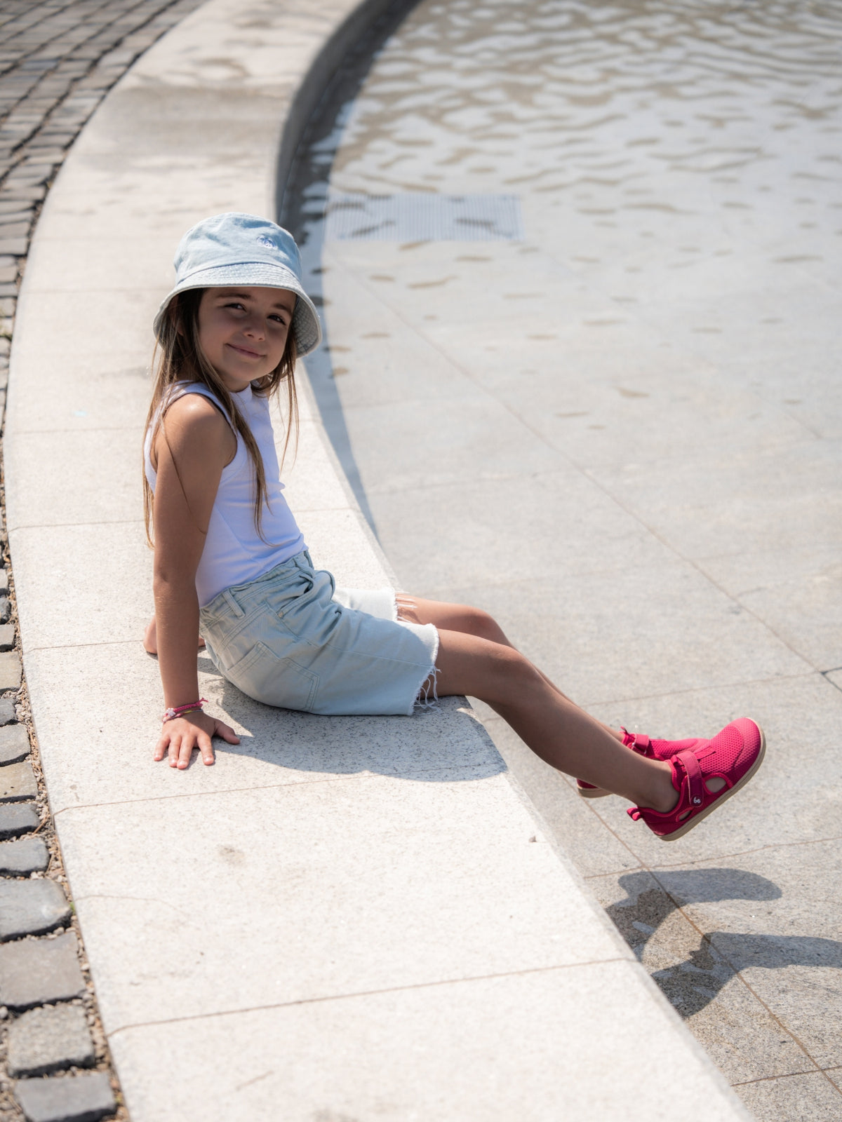 Kinder-Barfußsandalen Zest Preschool - Beere