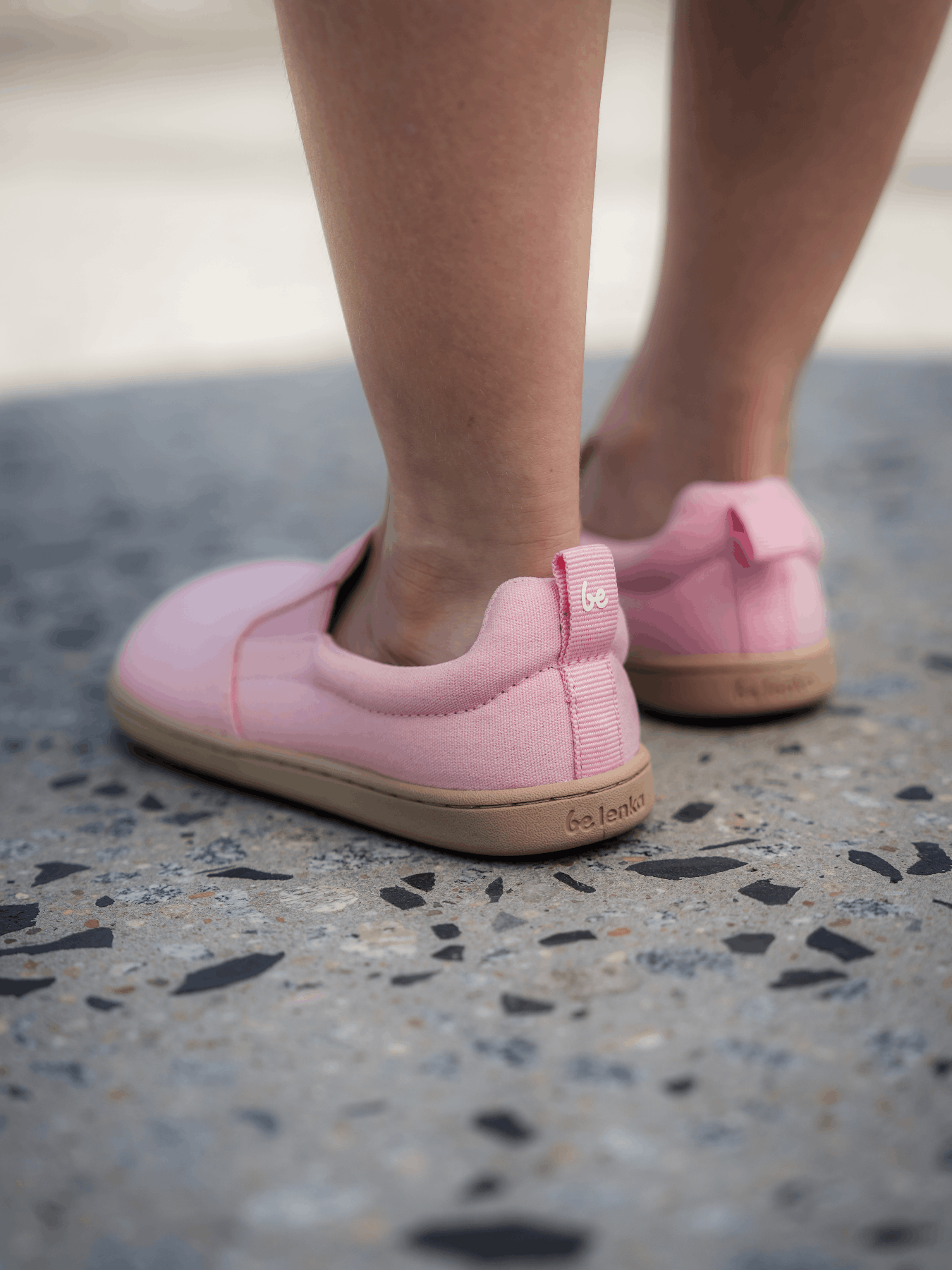 Kids barefoot Slip-on shoes Be Lenka Aura Kids - Cotton Candy Pink