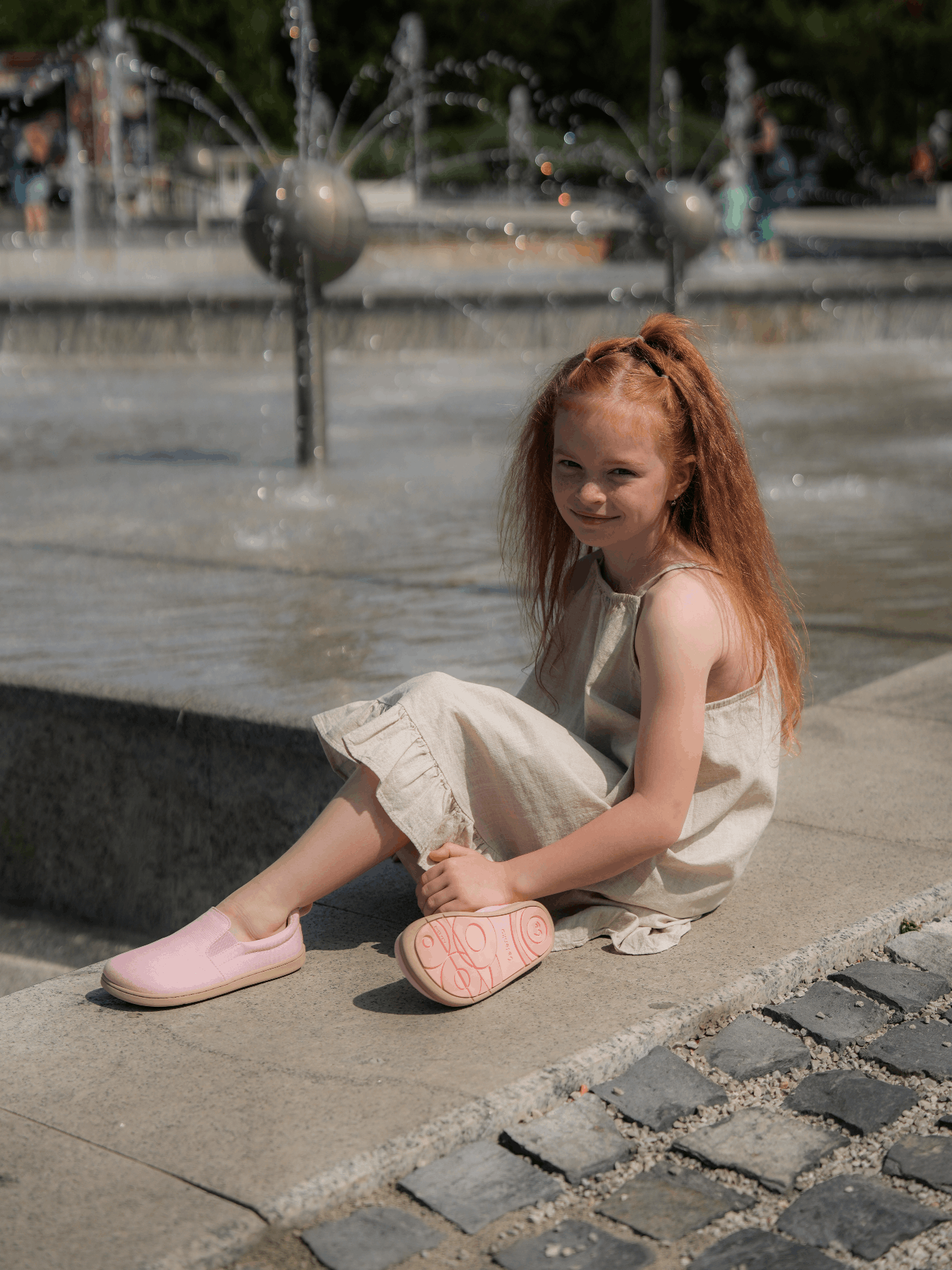 Kids barefoot Slip-on shoes Be Lenka Aura Kids - Cotton Candy Pink