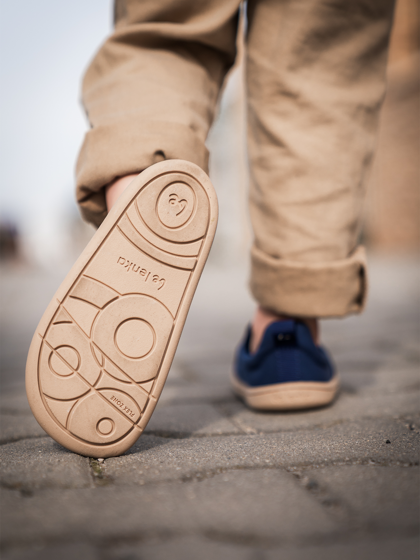 Kinder Barfuß Slipper Be Lenka Aura Kids - Navy
