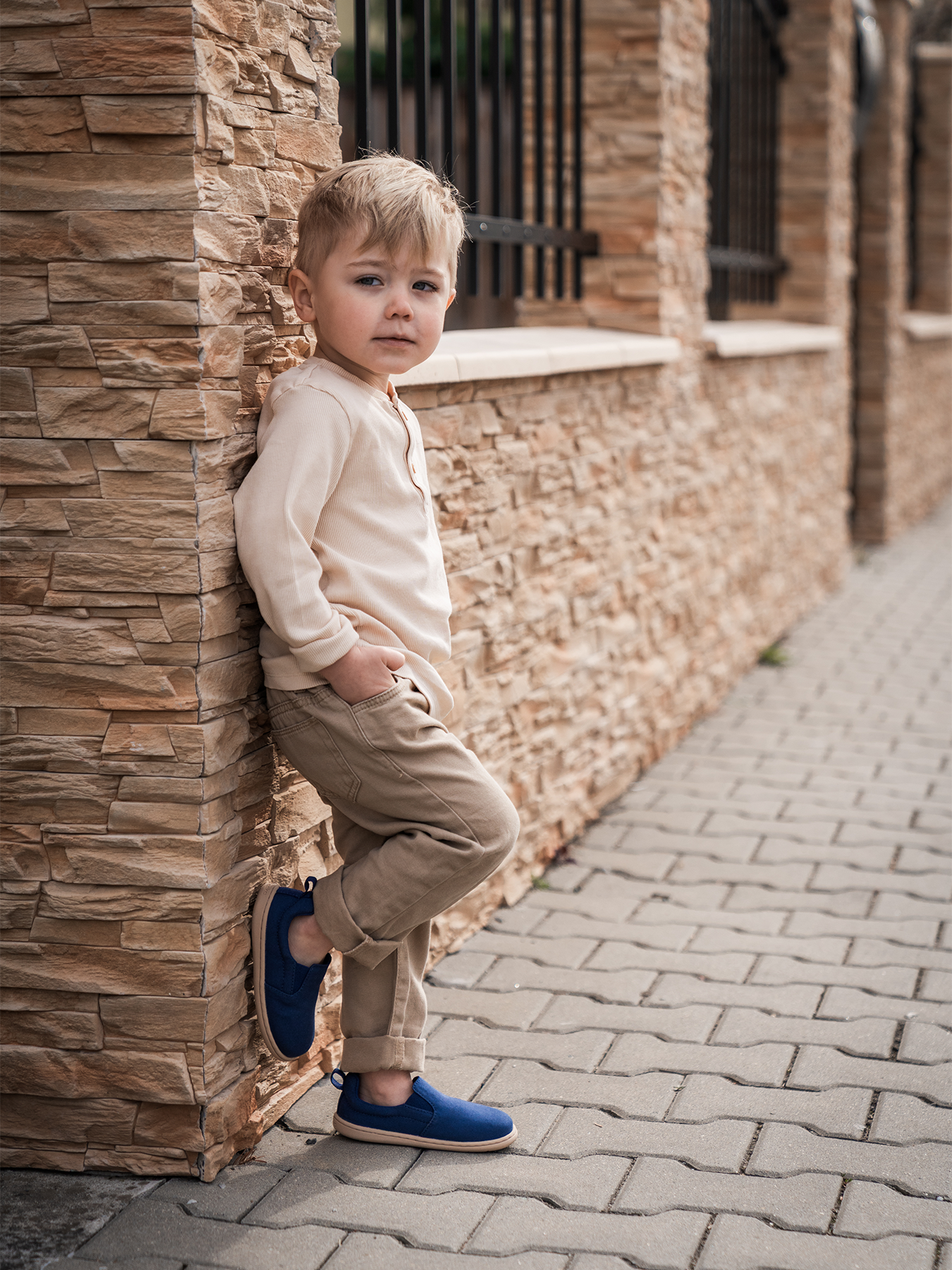 Kids barefoot Slip-on shoes Be Lenka Aura Preschool - Navy