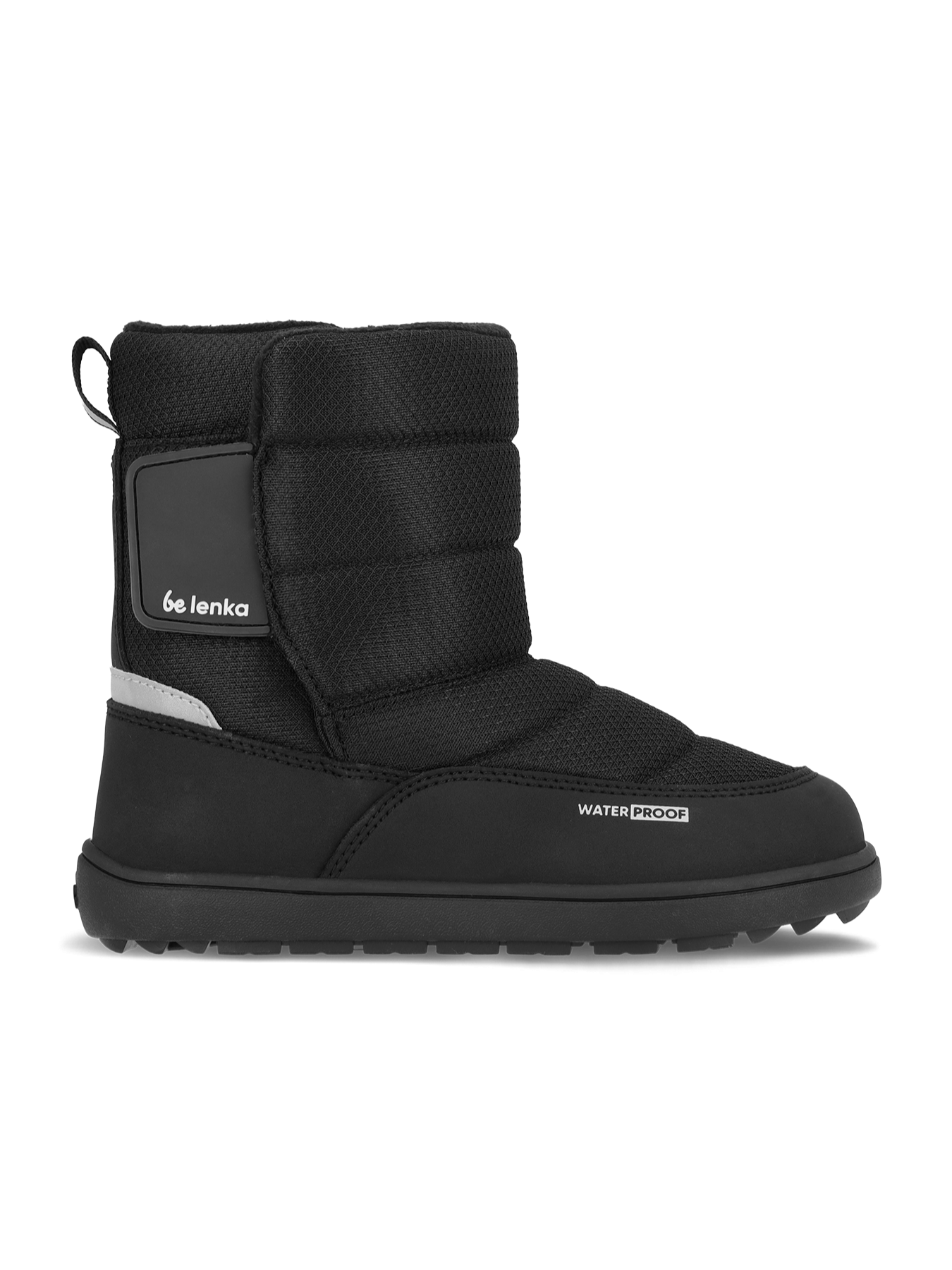 Kids barefoot snow boots Be Lenka Ailo Junior - All Black