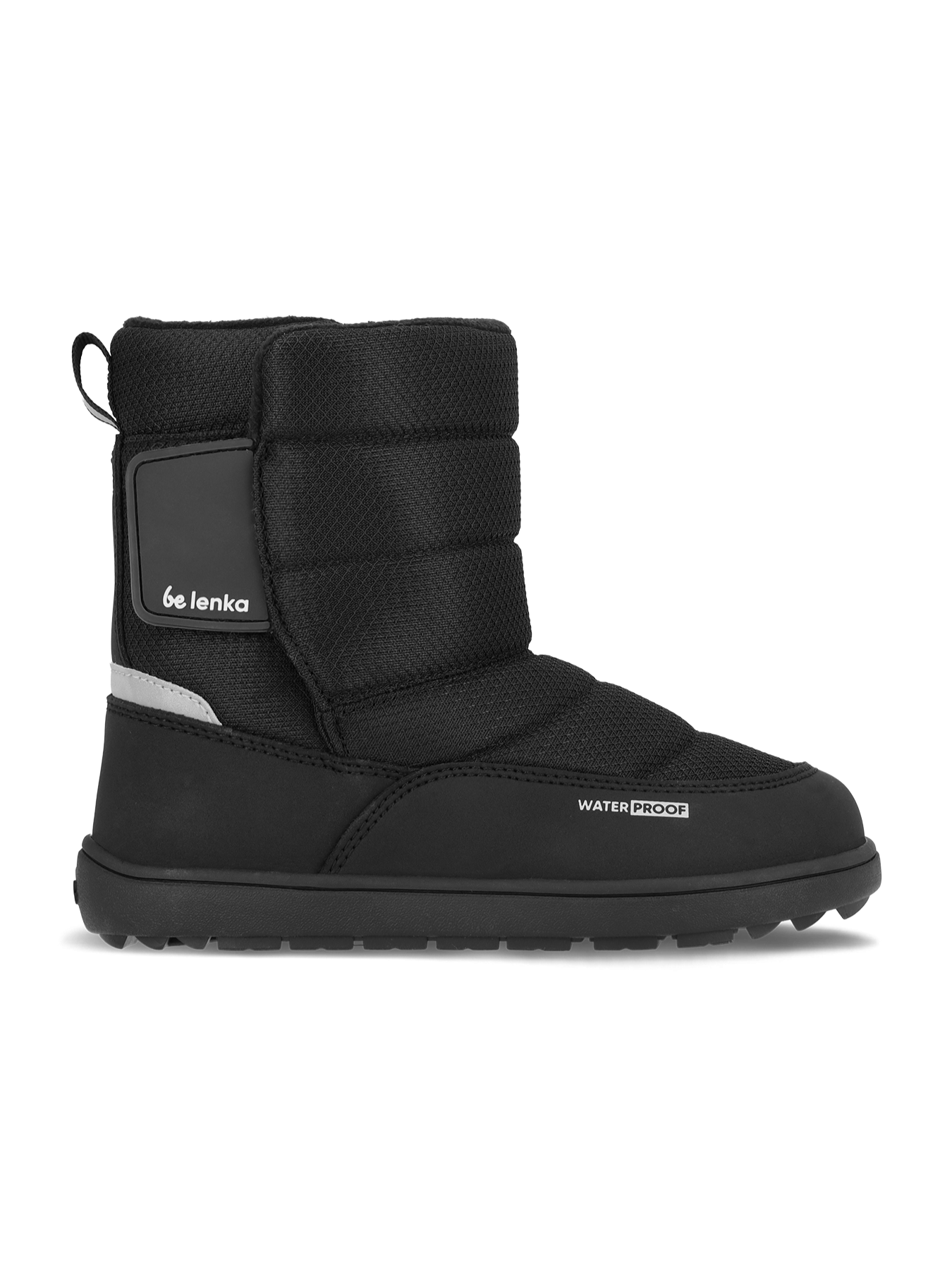 Kids barefoot snow boots Be Lenka Ailo Kids - All Black