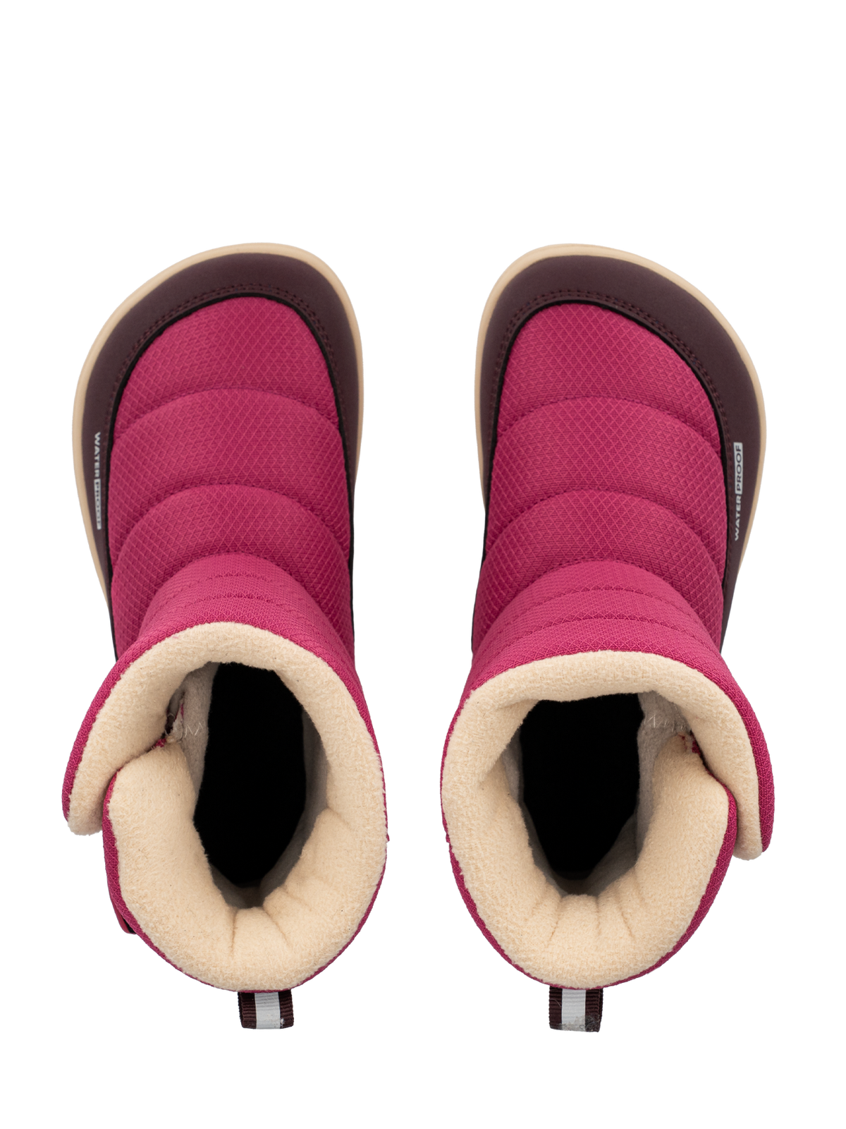Kids barefoot snow boots Be Lenka Ailo Kids - Berry