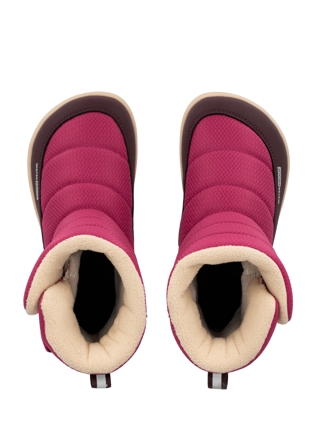 Kid's barefoot snow boots Be Lenka Ailo Kids - Berry