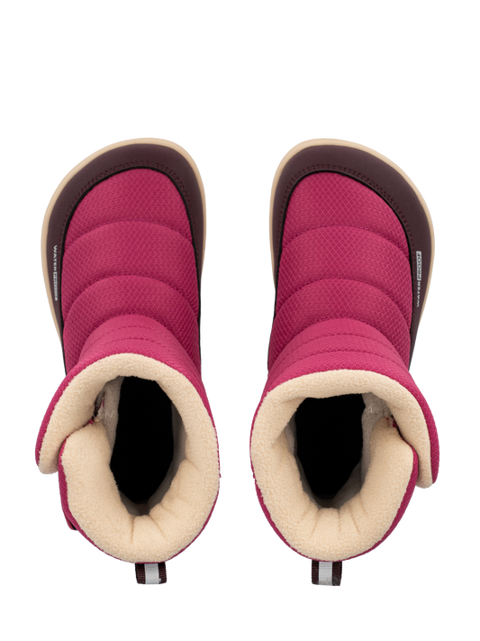 Kid's barefoot snow boots Be Lenka Ailo Kids - Berry