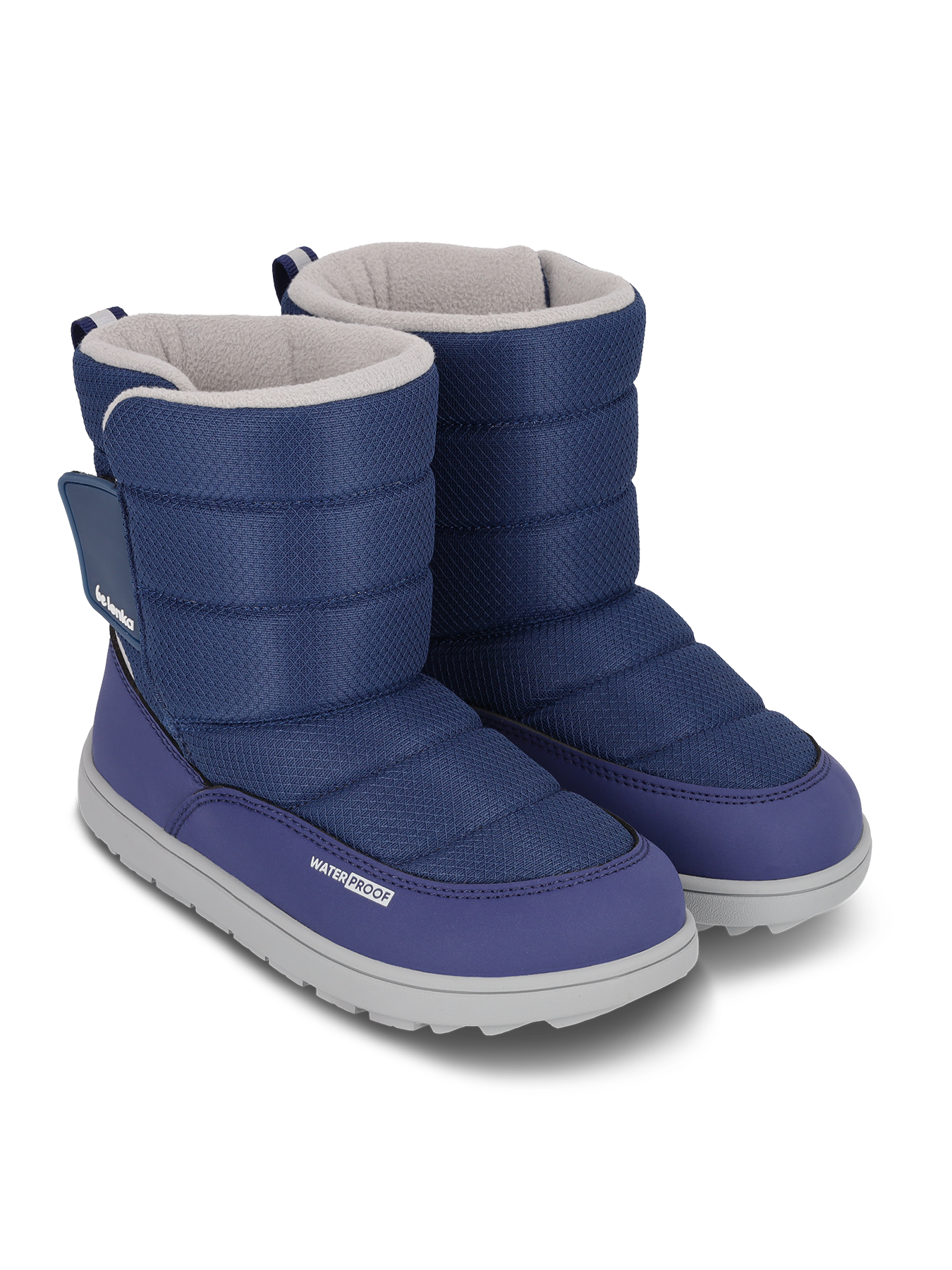 Kid's barefoot snow boots Be Lenka Ailo Kids - Dark Blue
