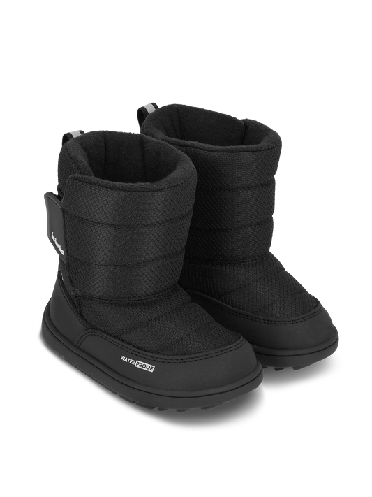 Kid's barefoot snow boots Be Lenka Ailo Preschool - All Black