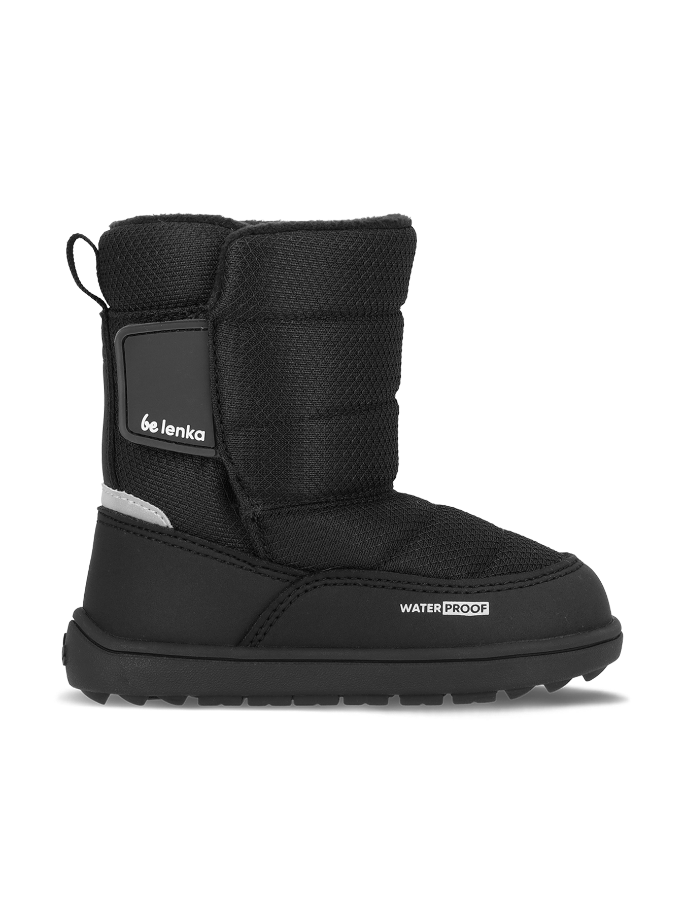 Bottes de neige pieds nus pour enfants Be Lenka Ailo Preschool - Tout noir