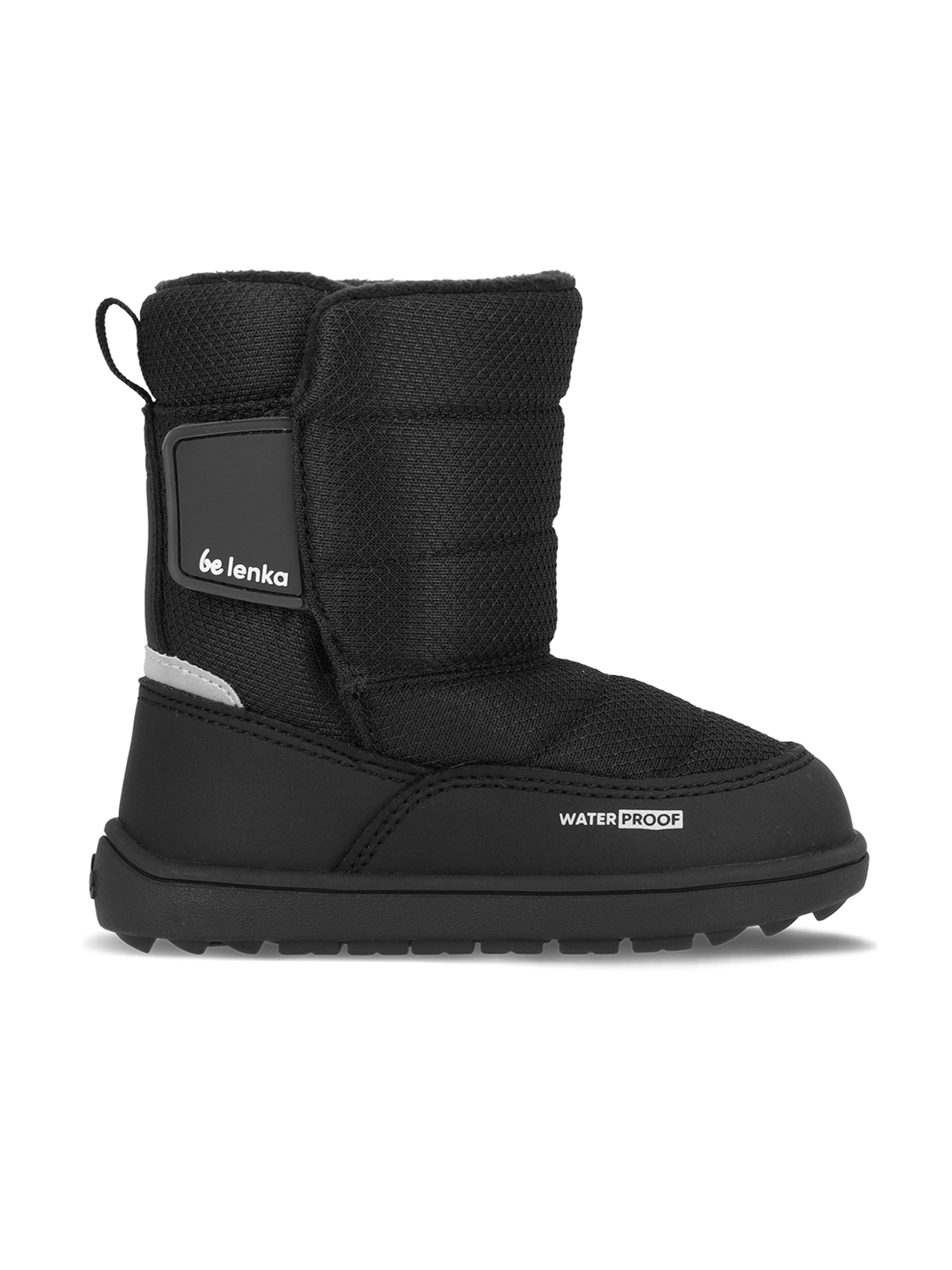 Kids barefoot snow boots Be Lenka Ailo Preschool - All Black