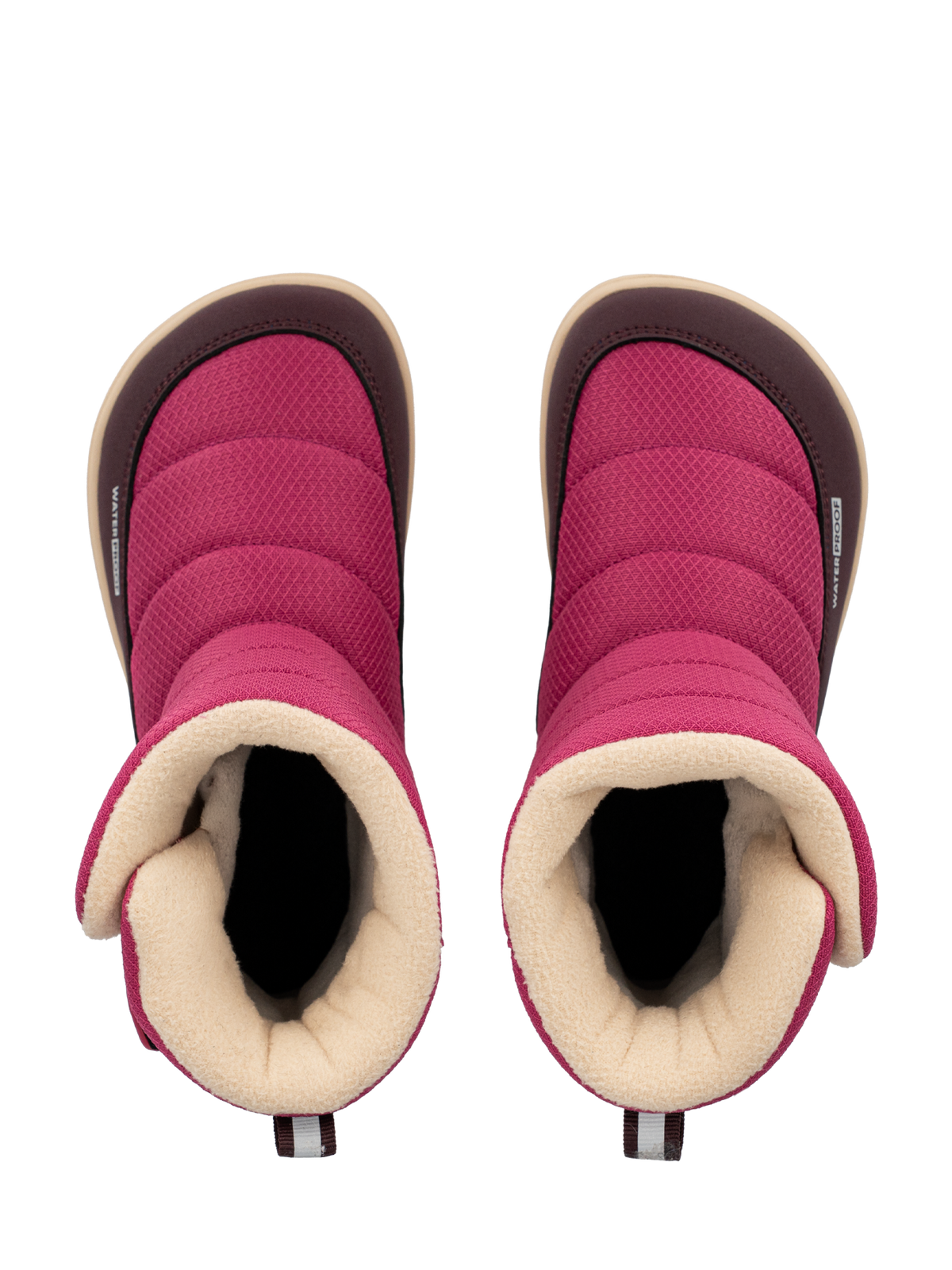 Kids barefoot snow boots Be Lenka Ailo Preschool - Berry