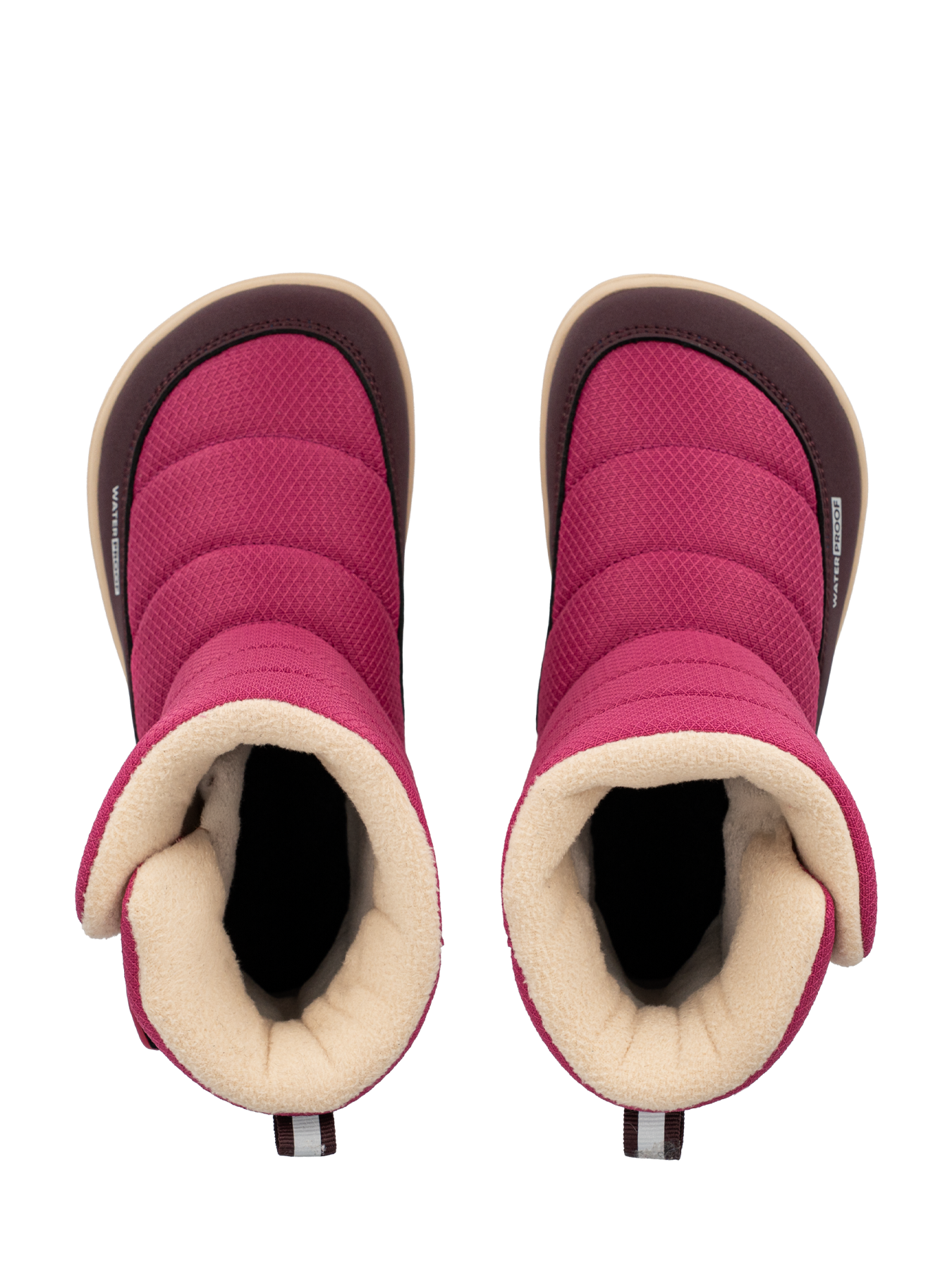 Kid's barefoot snow boots Be Lenka Ailo Preschool - Berry