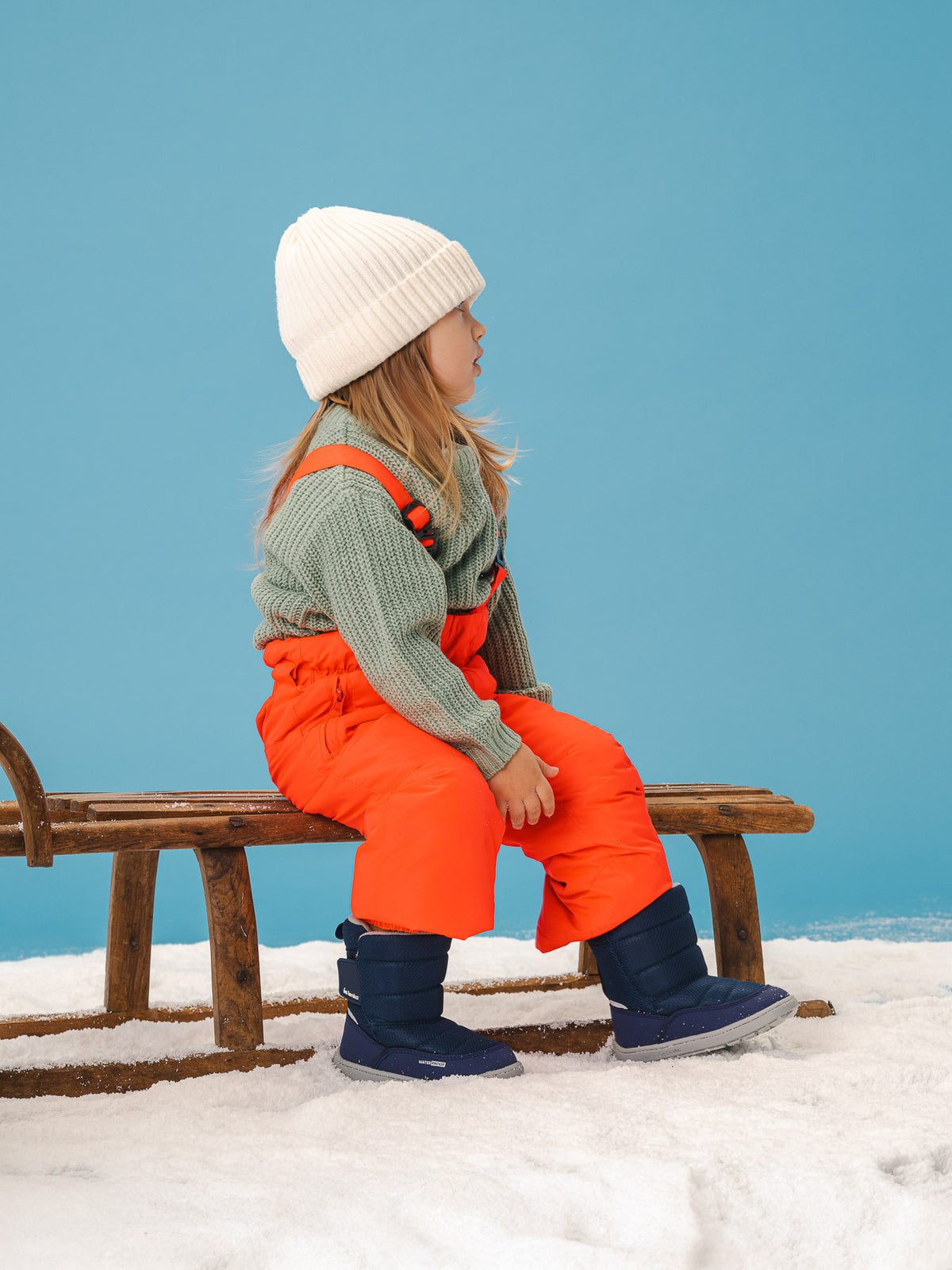 Kids barefoot snow boots Be Lenka Ailo Preschool - Dark Blue