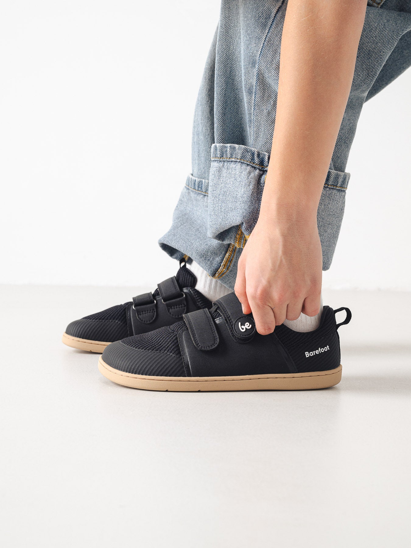 Kids barefoot sneakers Be Lenka Bounty Junior - Black
