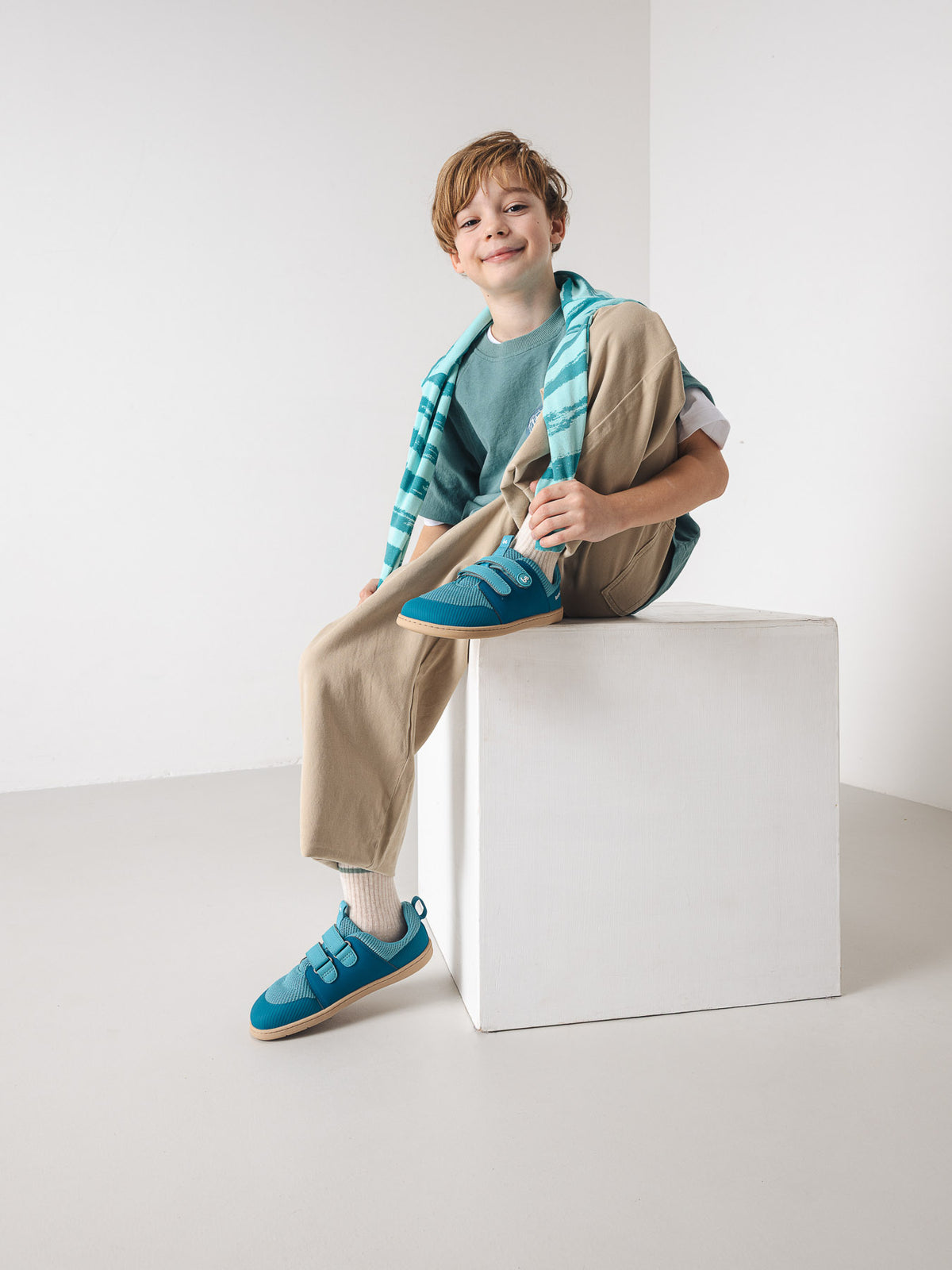 Kids barefoot sneakers Be Lenka Bounty Kids - Aqua
