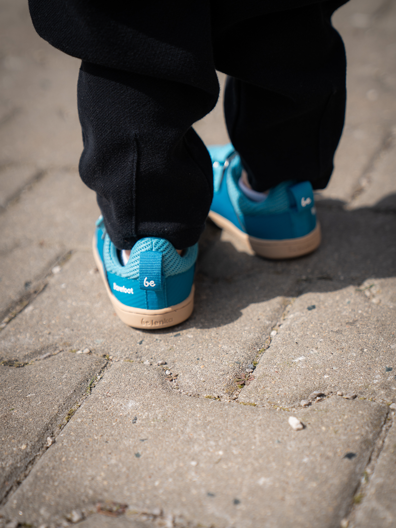 Baskets pieds nus pour enfants Be Lenka Bounty Kids - Aqua