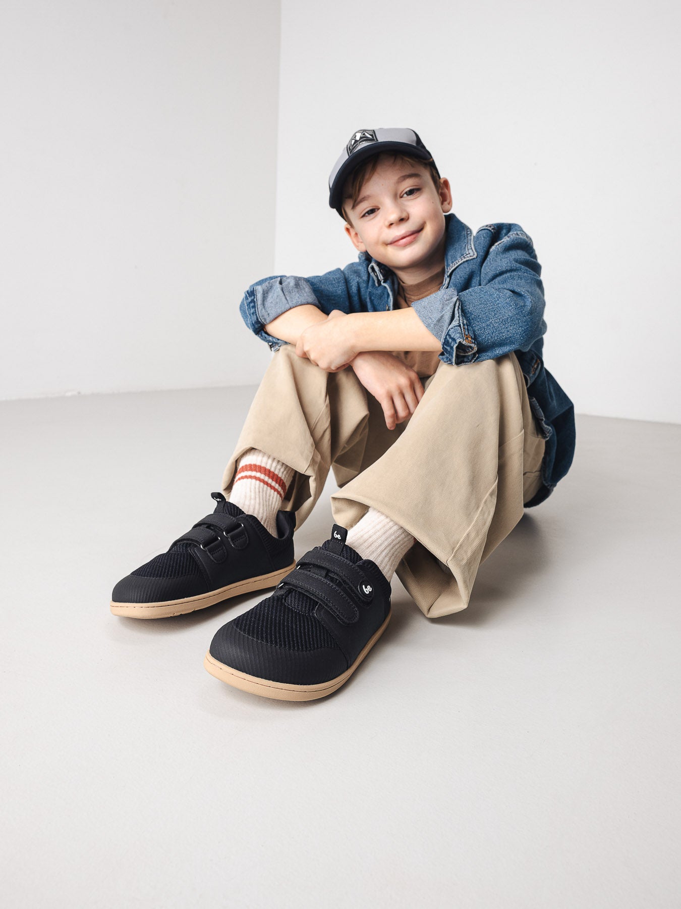 Kids barefoot sneakers Be Lenka Bounty Kids - Black