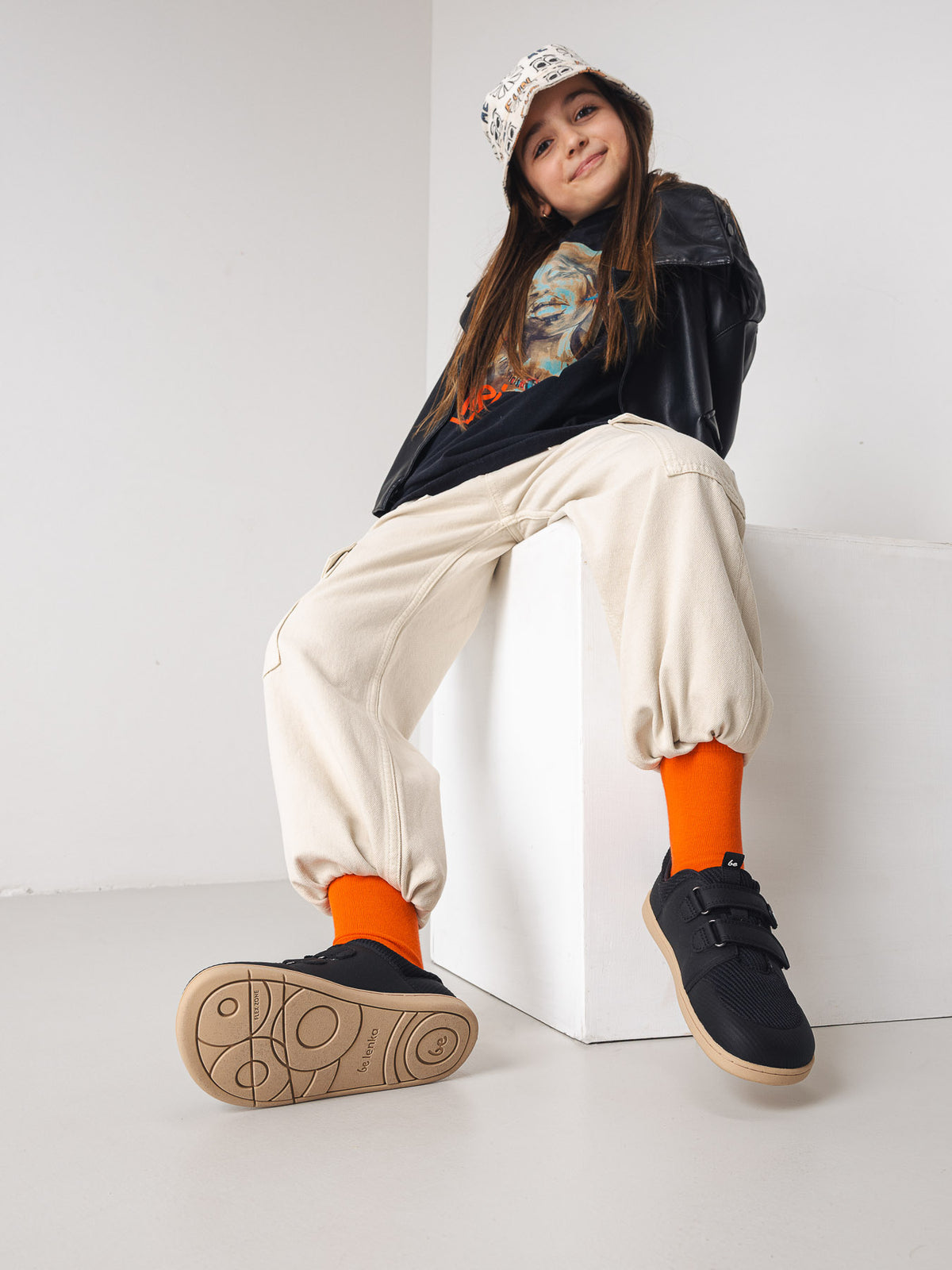 Kids barefoot sneakers Be Lenka Bounty Kids - Black
