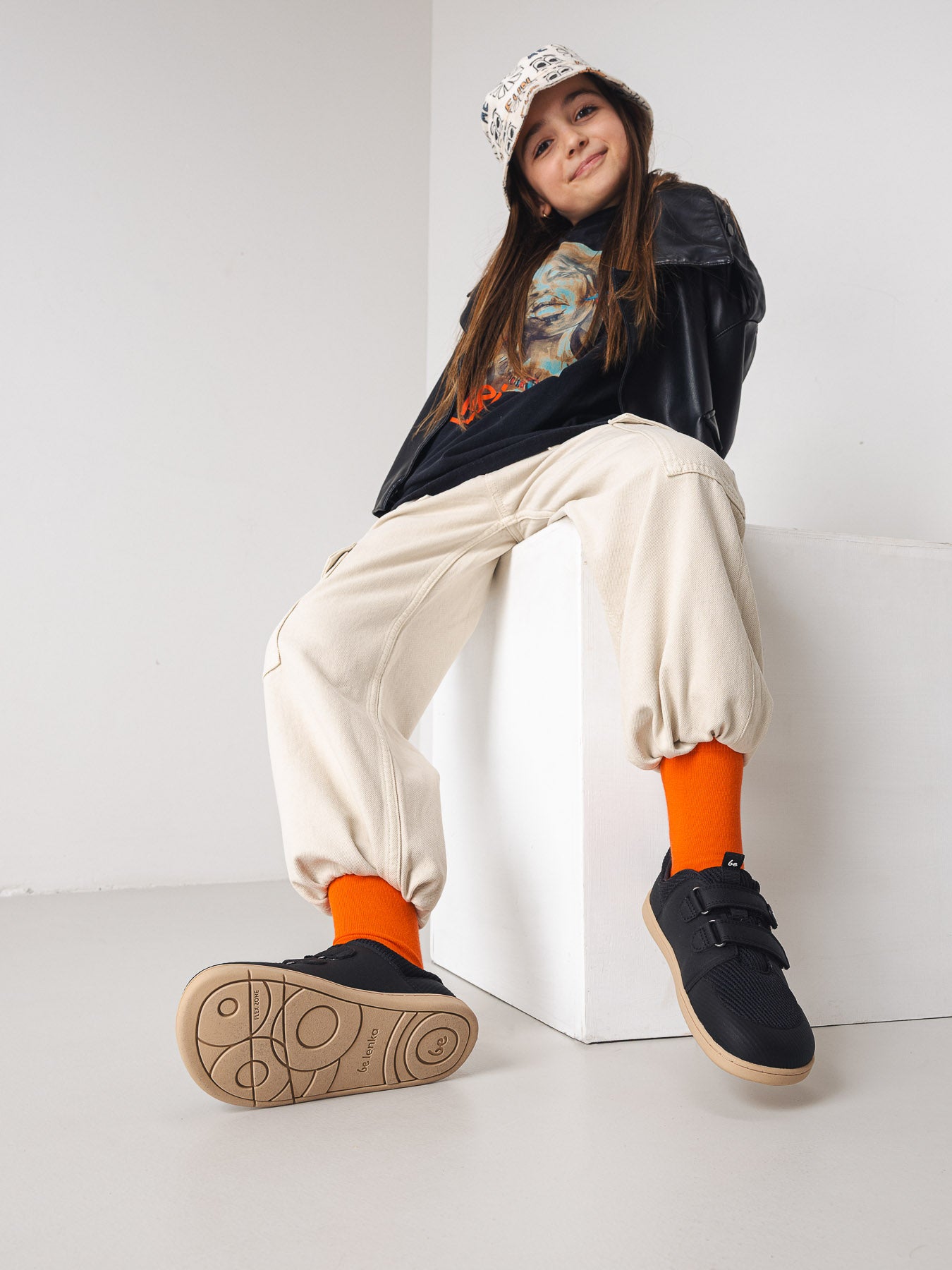 Kids barefoot sneakers Be Lenka Bounty Kids - Black
