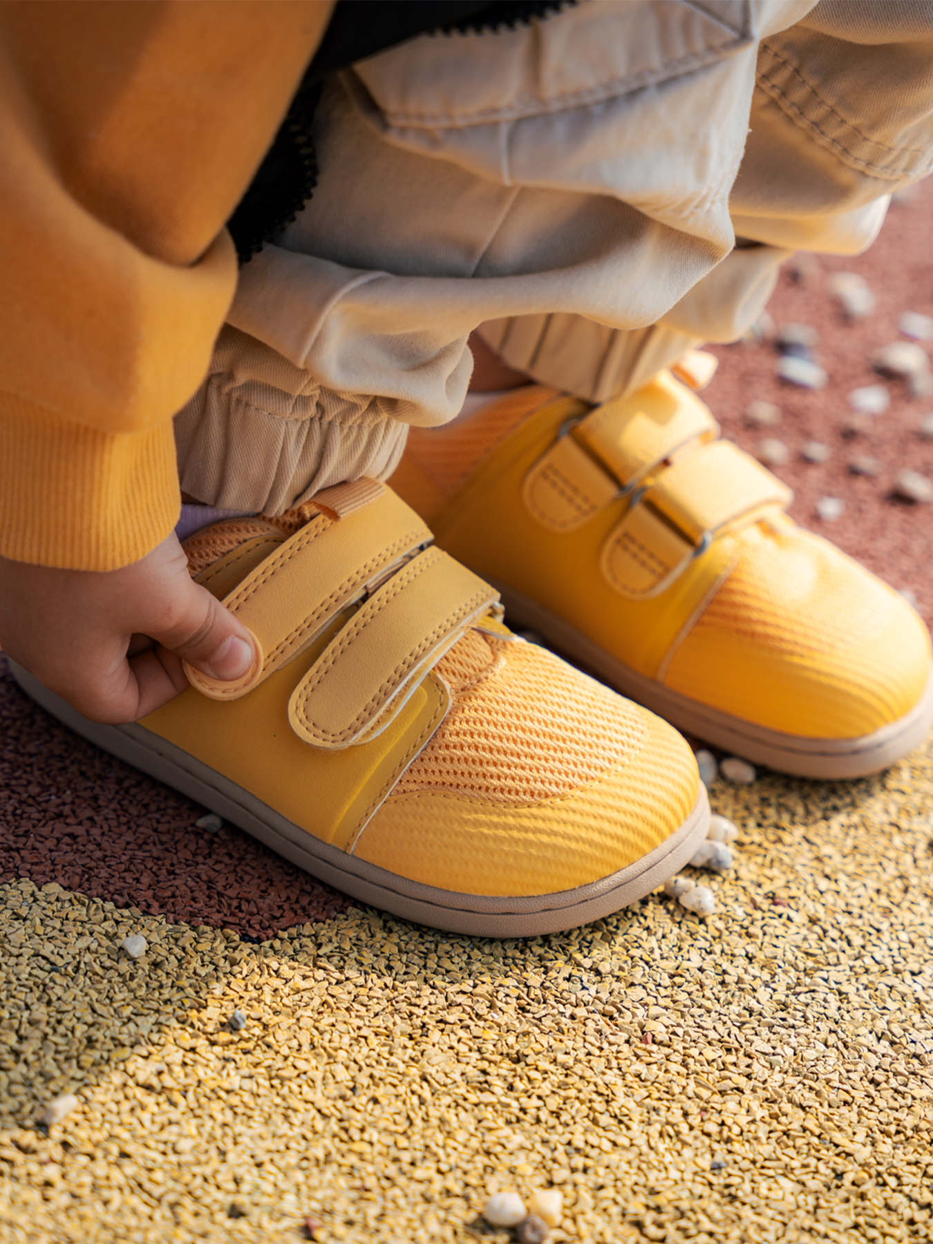 Baskets pieds nus pour enfants Be Lenka Bounty Kids - Jaune
