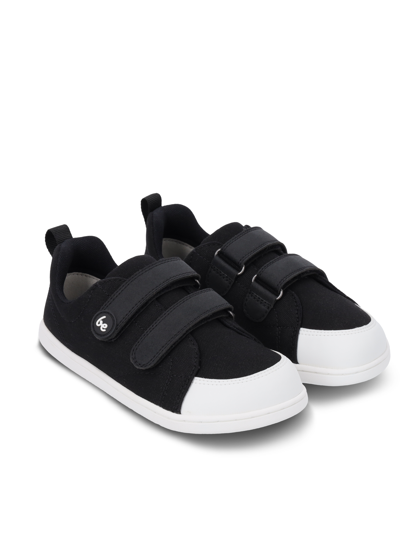 Kids barefoot sneakers Be Lenka Canvi Kids - Black & White