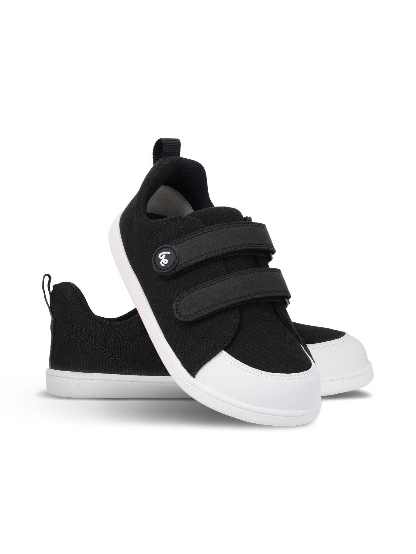 Kids barefoot sneakers Be Lenka Canvi Preschool - Black & White