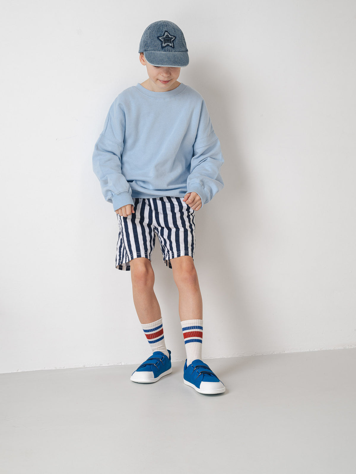 Kids barefoot sneakers Be Lenka Canvi Kids - Blue