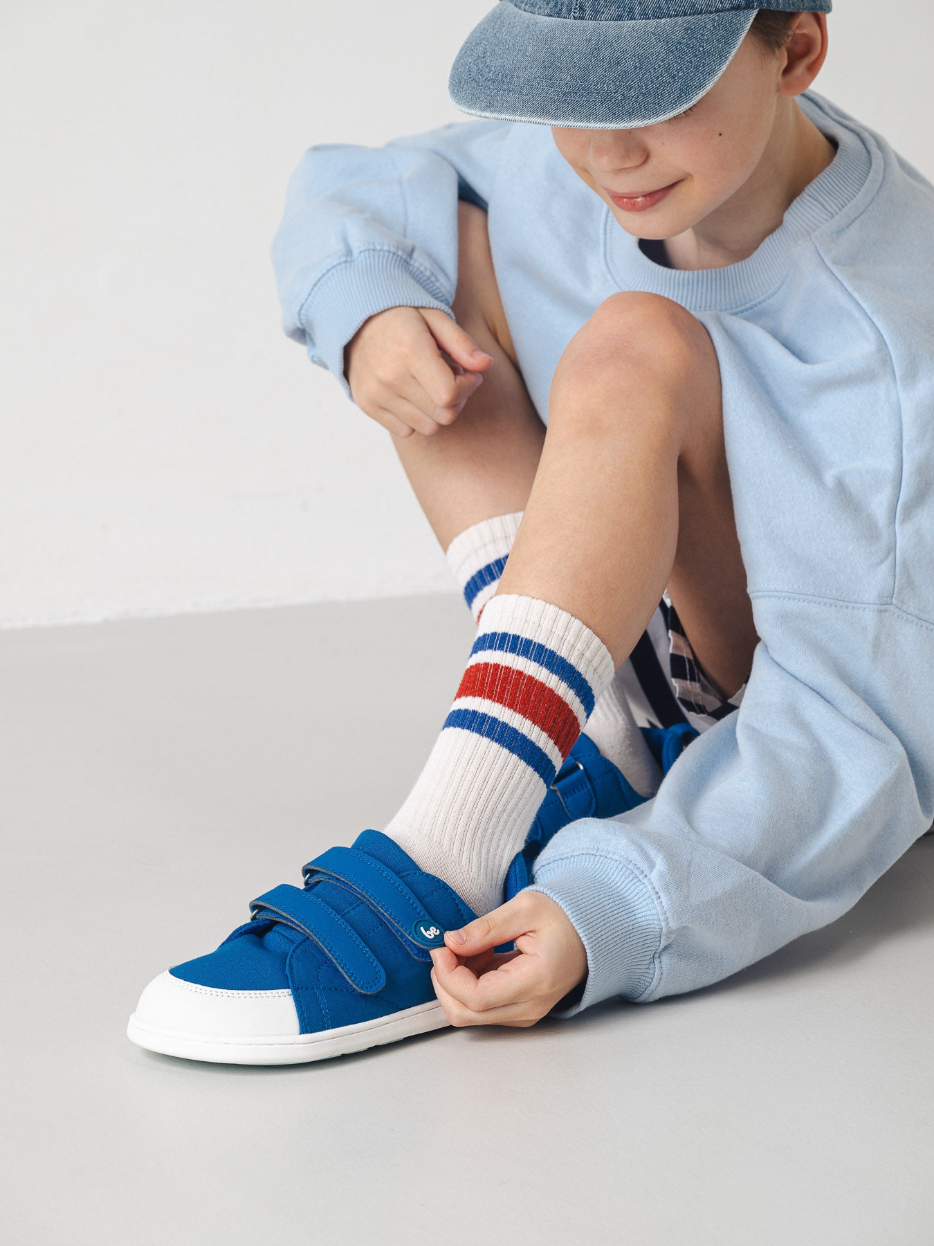 Kids barefoot sneakers Be Lenka Canvi Kids - Blue