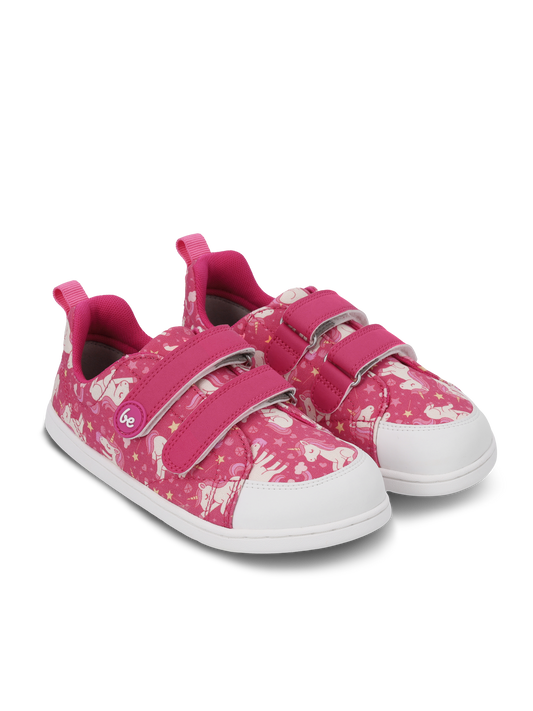 Kids barefoot sneakers Be Lenka Canvi Preschool - Unicorn