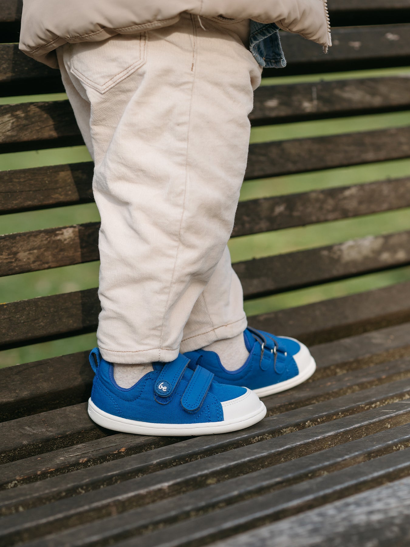 Kids barefoot sneakers Be Lenka Canvi Preschool - Blue