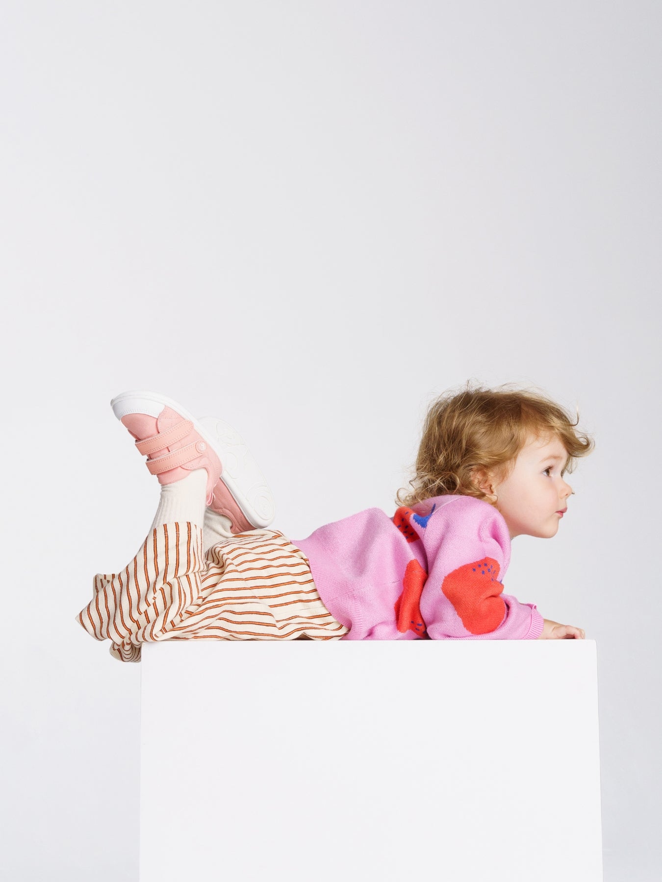 Kids barefoot sneakers Be Lenka Canvi Preschool - Coral Pink