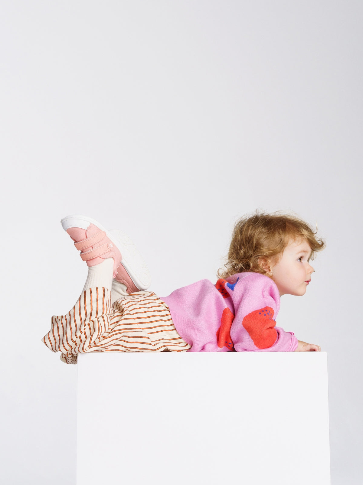 Kids barefoot sneakers Be Lenka Canvi Preschool - Coral Pink