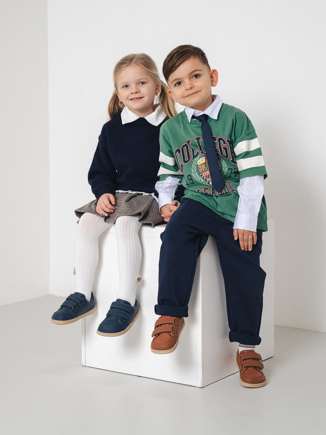 Kids barefoot sneakers Be Lenka Energise Kids - Navy
