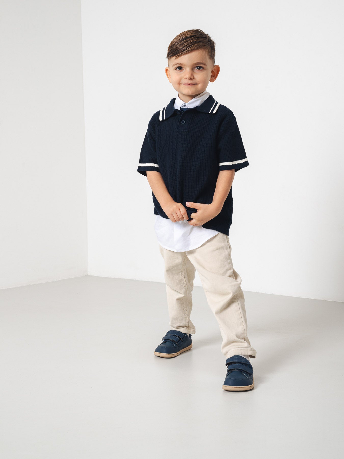 Kids barefoot sneakers Be Lenka Energise Kids - Navy