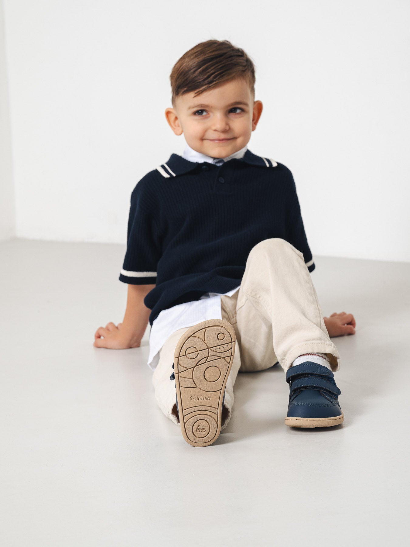 Kids barefoot sneakers Be Lenka Energise Kids - Navy