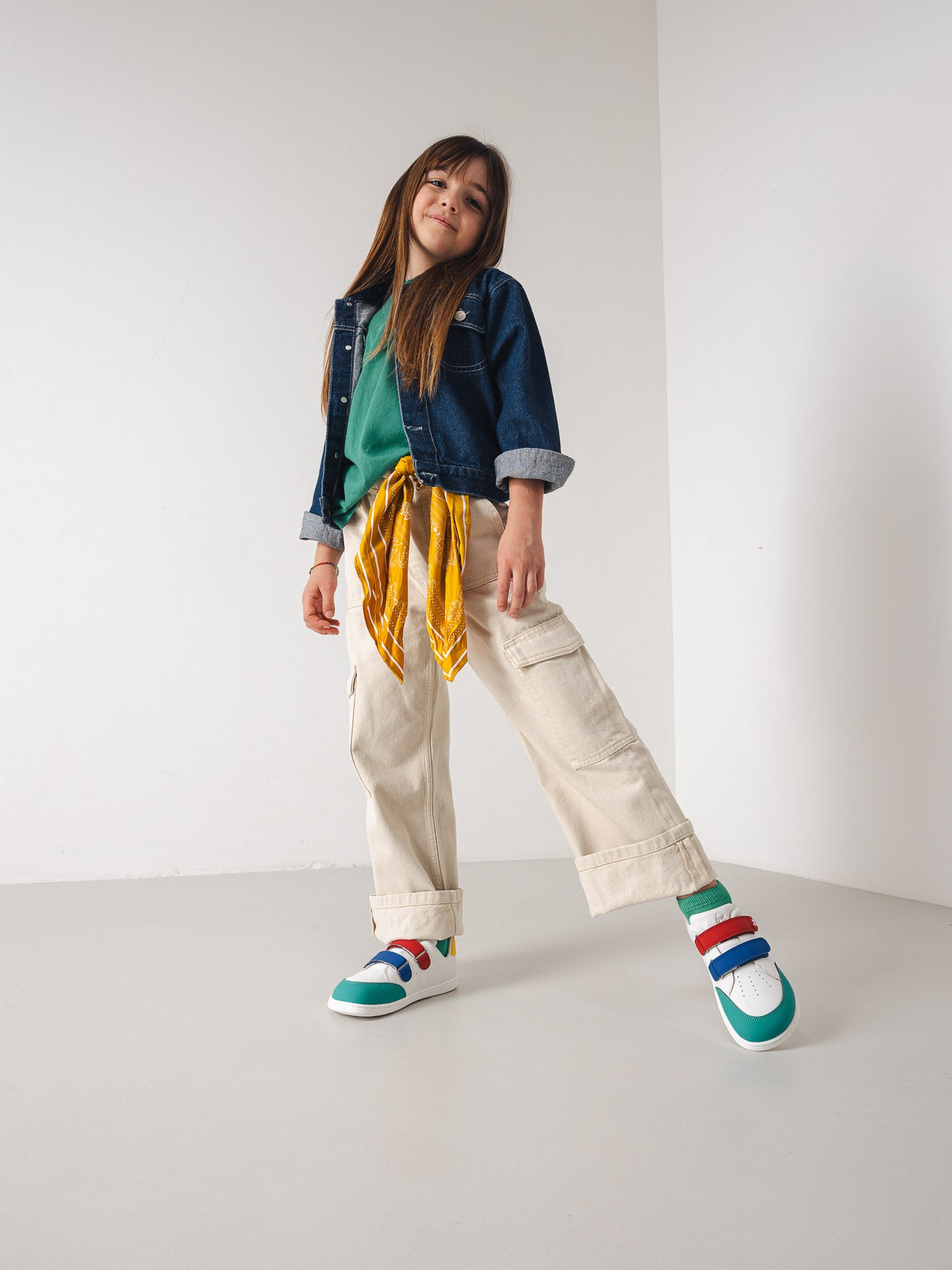 Kids barefoot sneakers Be Lenka Energise Kids - White & Multicolour