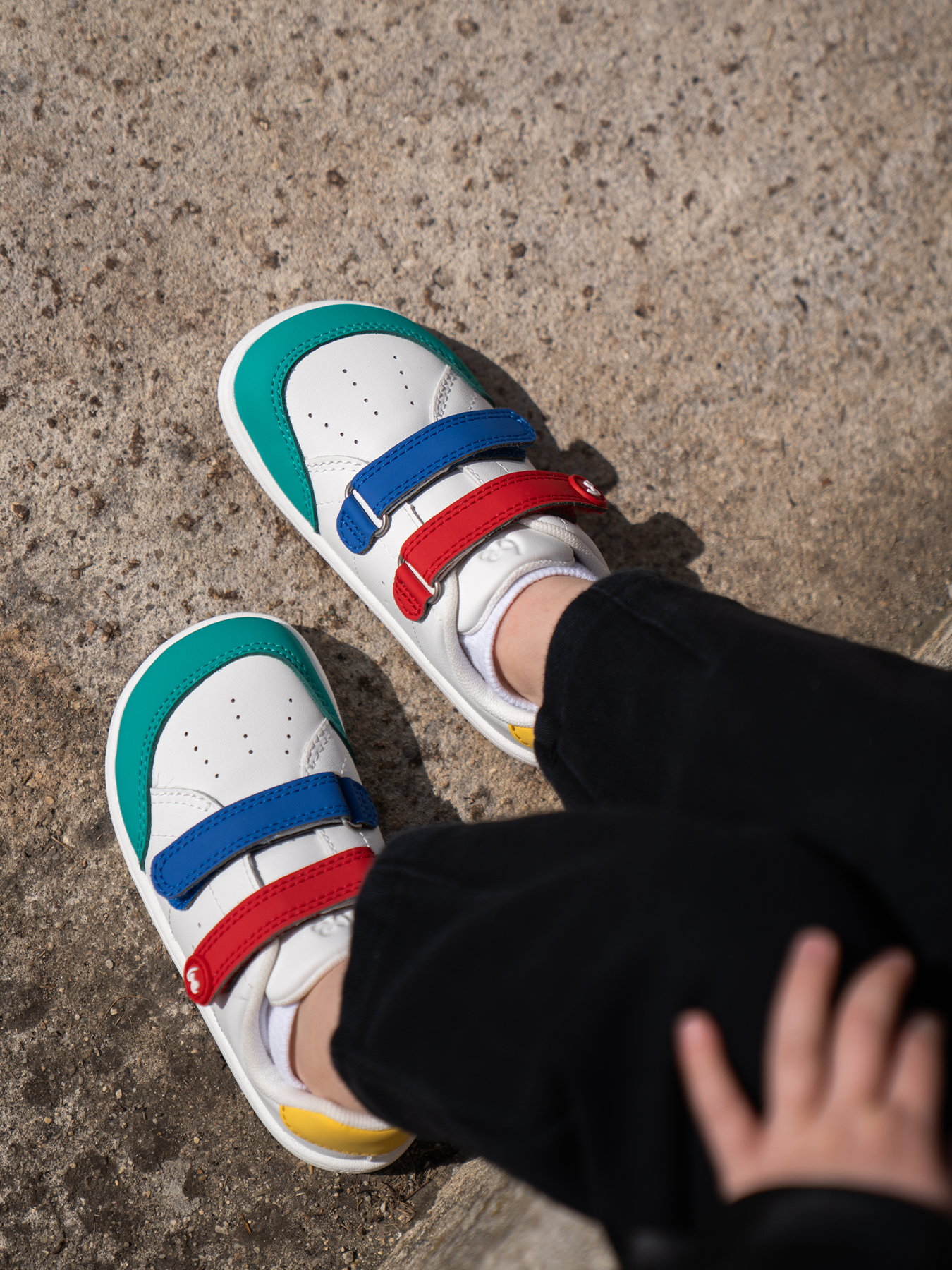 Baskets pieds nus pour enfants Be Lenka Energise Kids - Blanc et multicolore